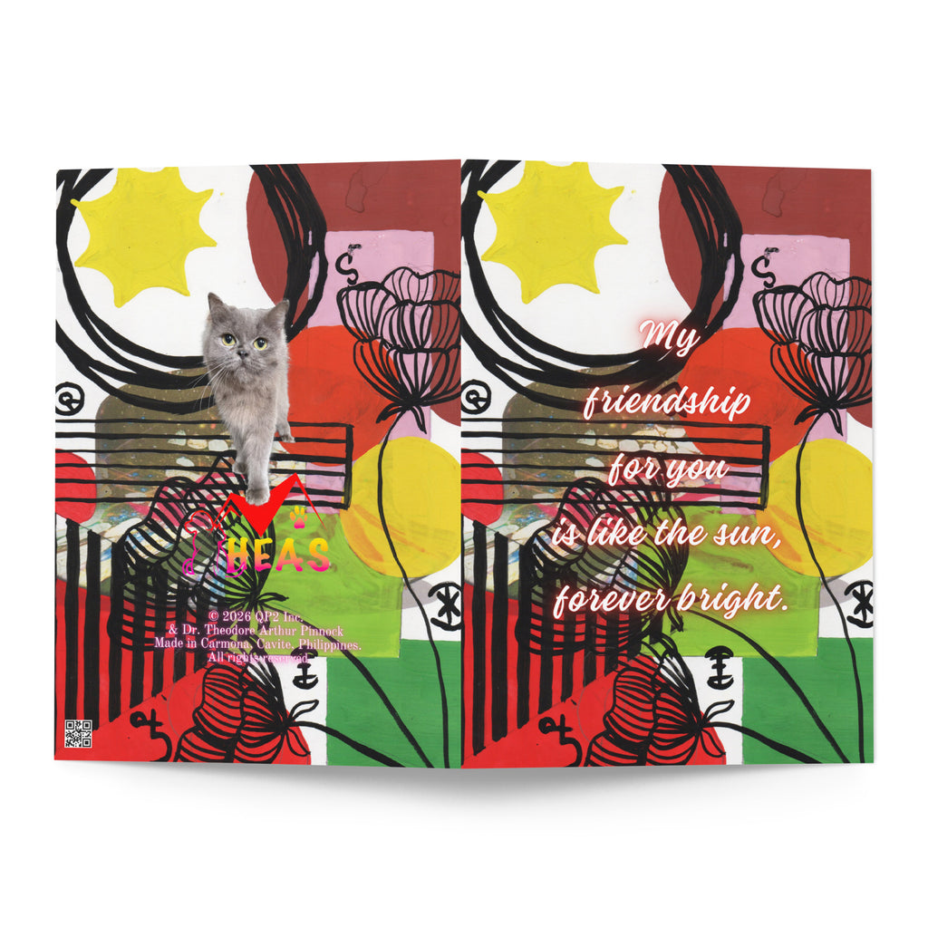 Friendship Greeting Card Design 10 POSTCARD The DEEP Store