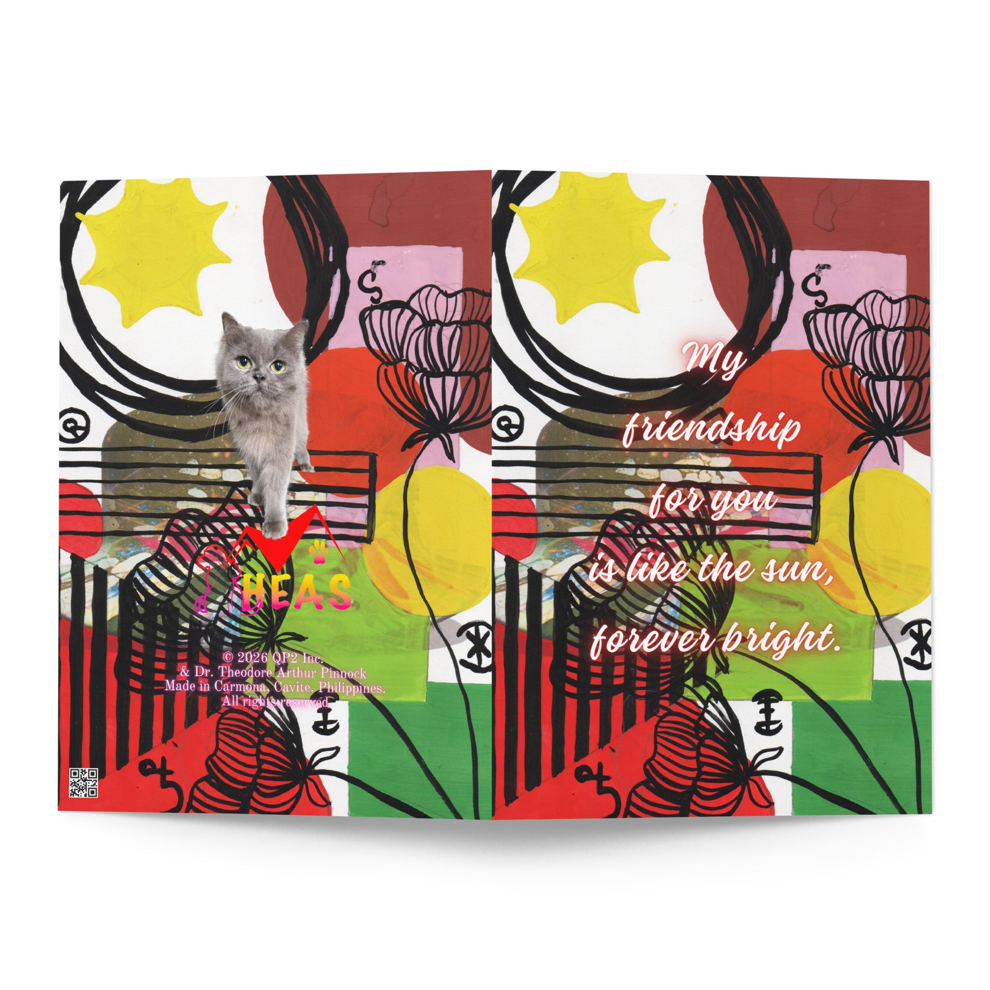 Friendship Greeting Card Design 10 POSTCARD The DEEP Store