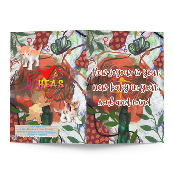 New Baby Greeting Card Design 1 POSTCARD The DEEP Store