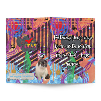 New Baby Greeting Card Design 4 POSTCARD The DEEP Store