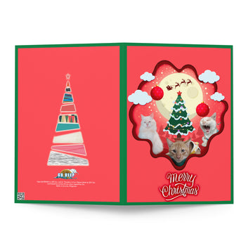 Christmas Greeting Card Design 4 POSTCARD The DEEP Store