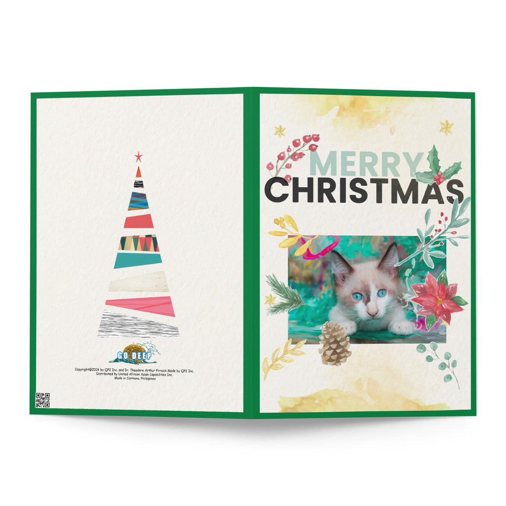 Christmas Greeting Card Design 5 POSTCARD The DEEP Store