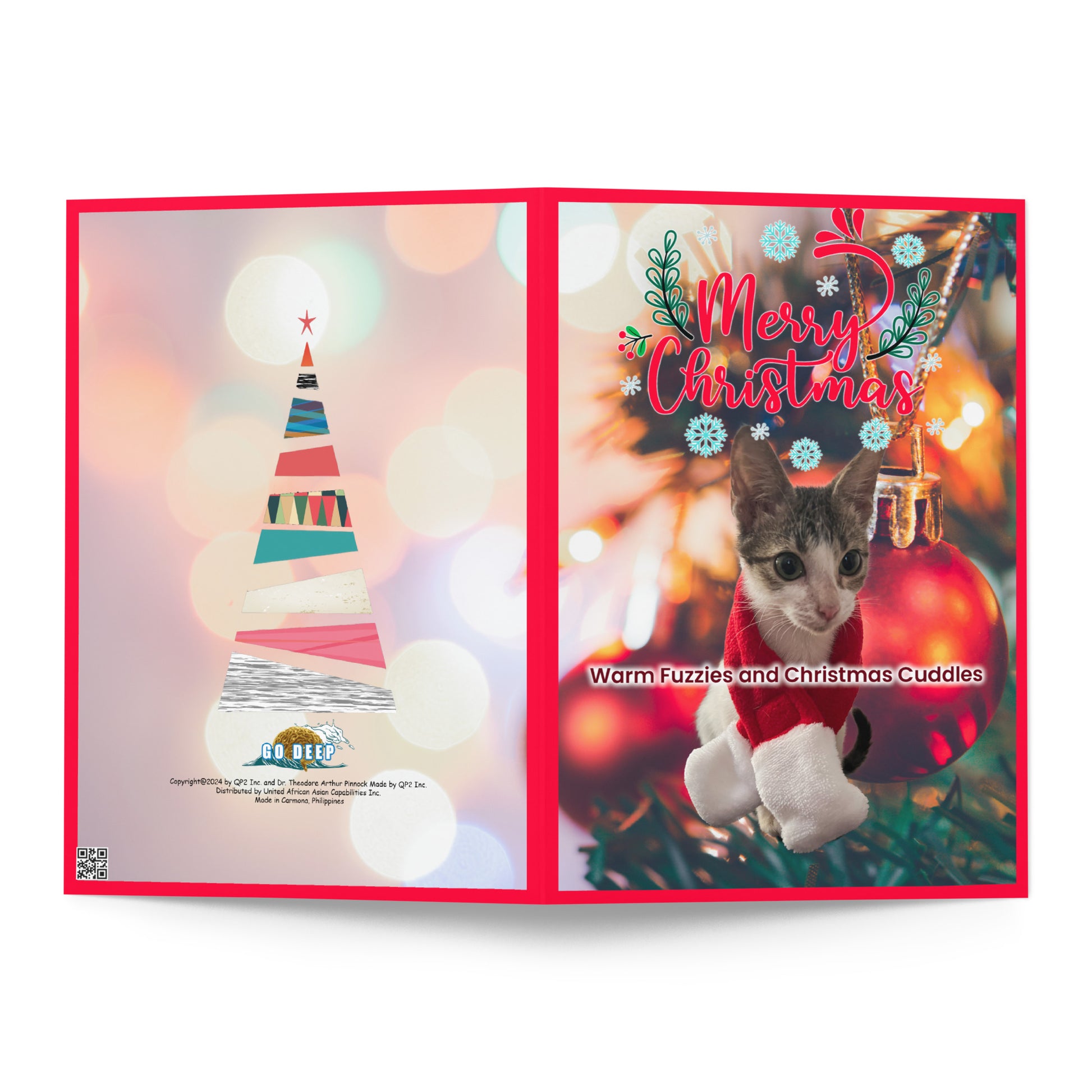 Christmas Greeting Card Design 10 POSTCARD The DEEP Store