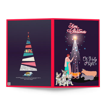 Christmas Greeting Card Design 11 POSTCARD The DEEP Store