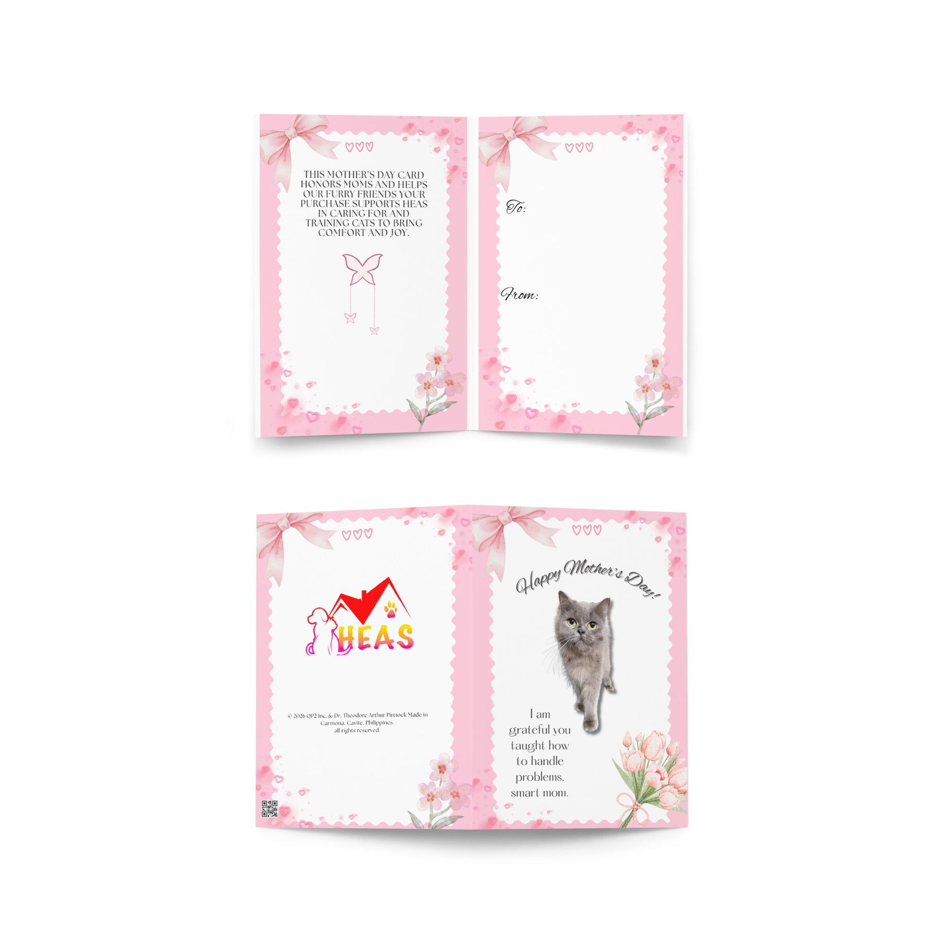 Mother's Day Card Design 2 POSTCARD The DEEP Store 5″×7″