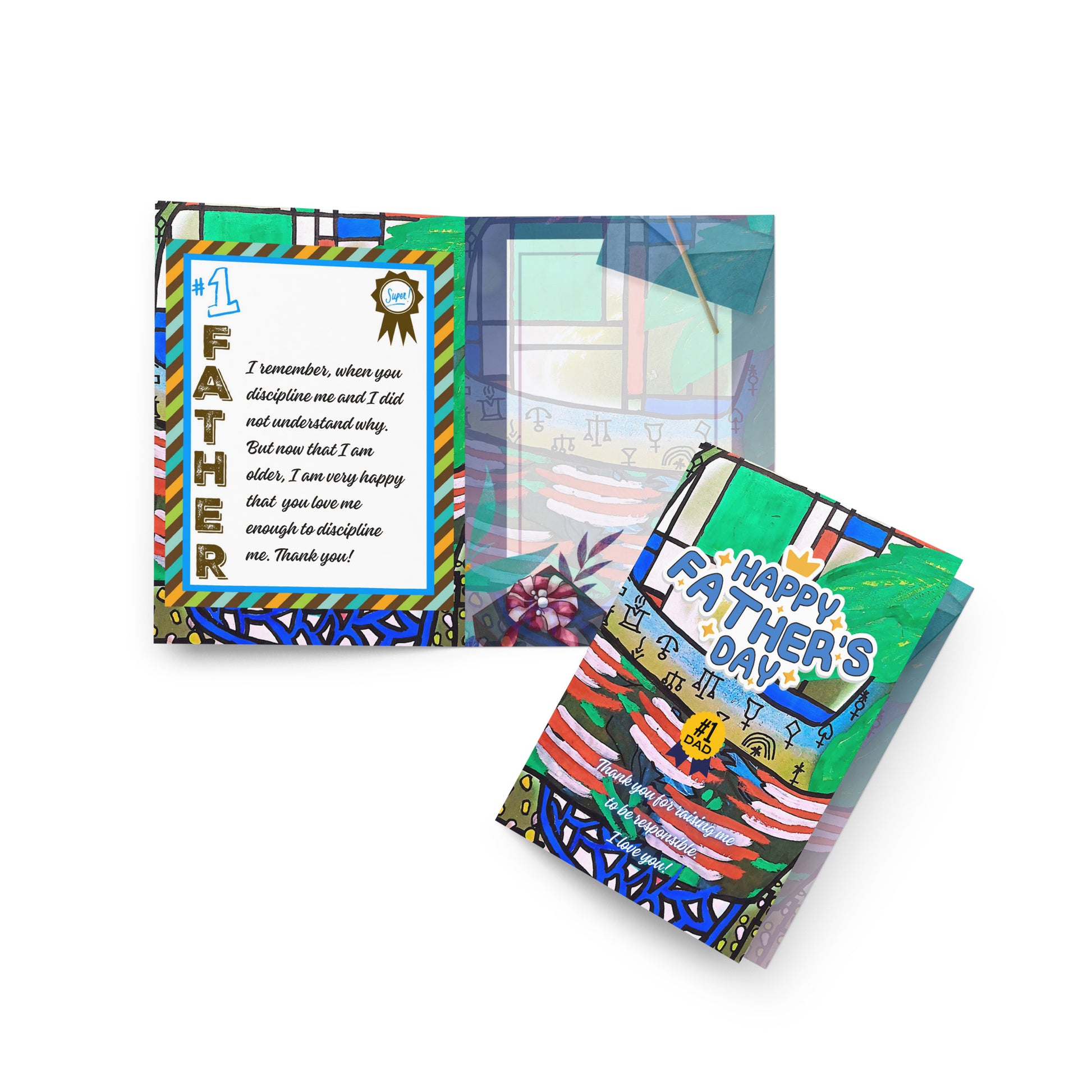 Father's Day Greeting Card Design 3 The DEEP Store 5″×7″