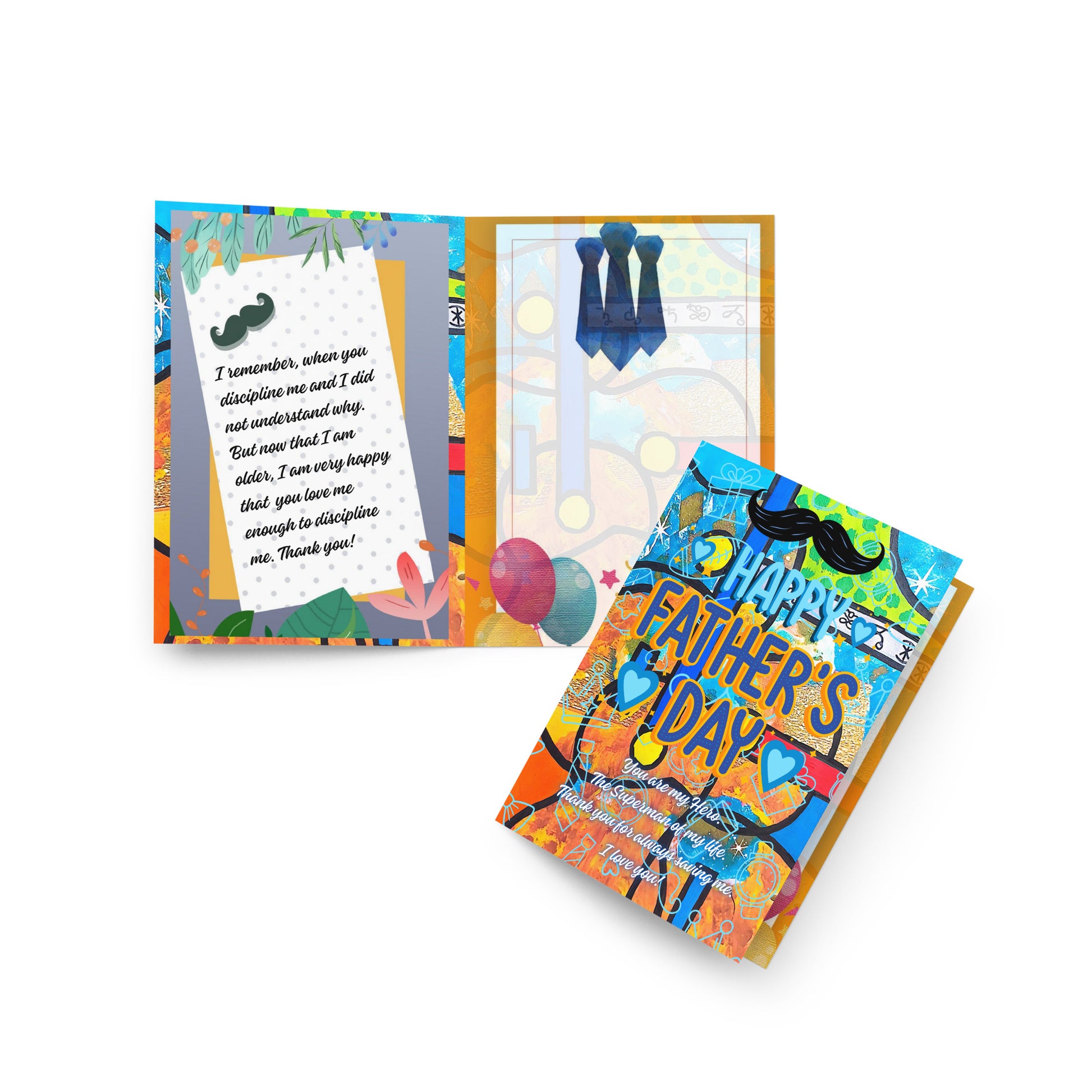 Father's Day Greeting Card Design 5 The DEEP Store 5″×7″
