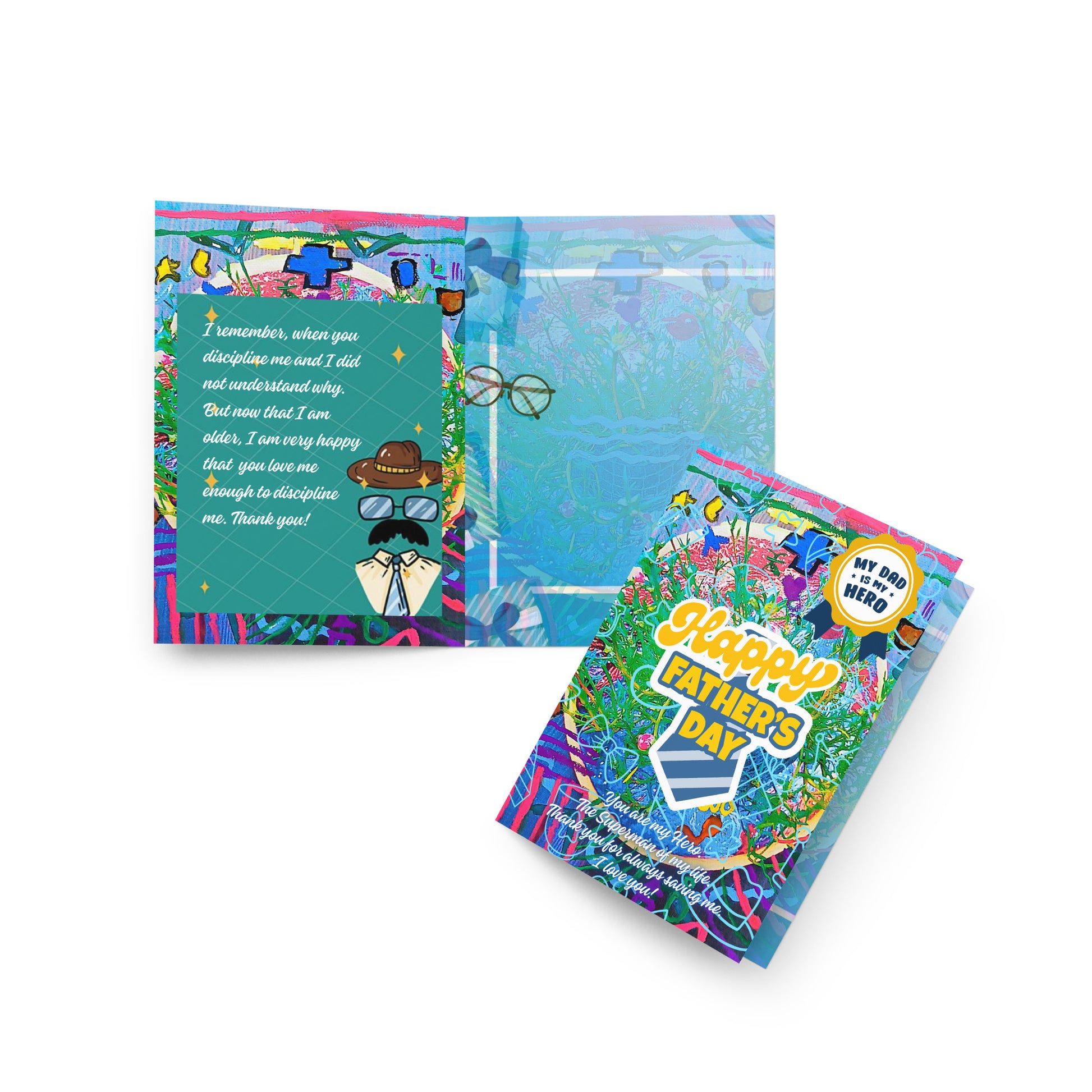 Father's Day Greeting Card Design 6 The DEEP Store 5″×7″