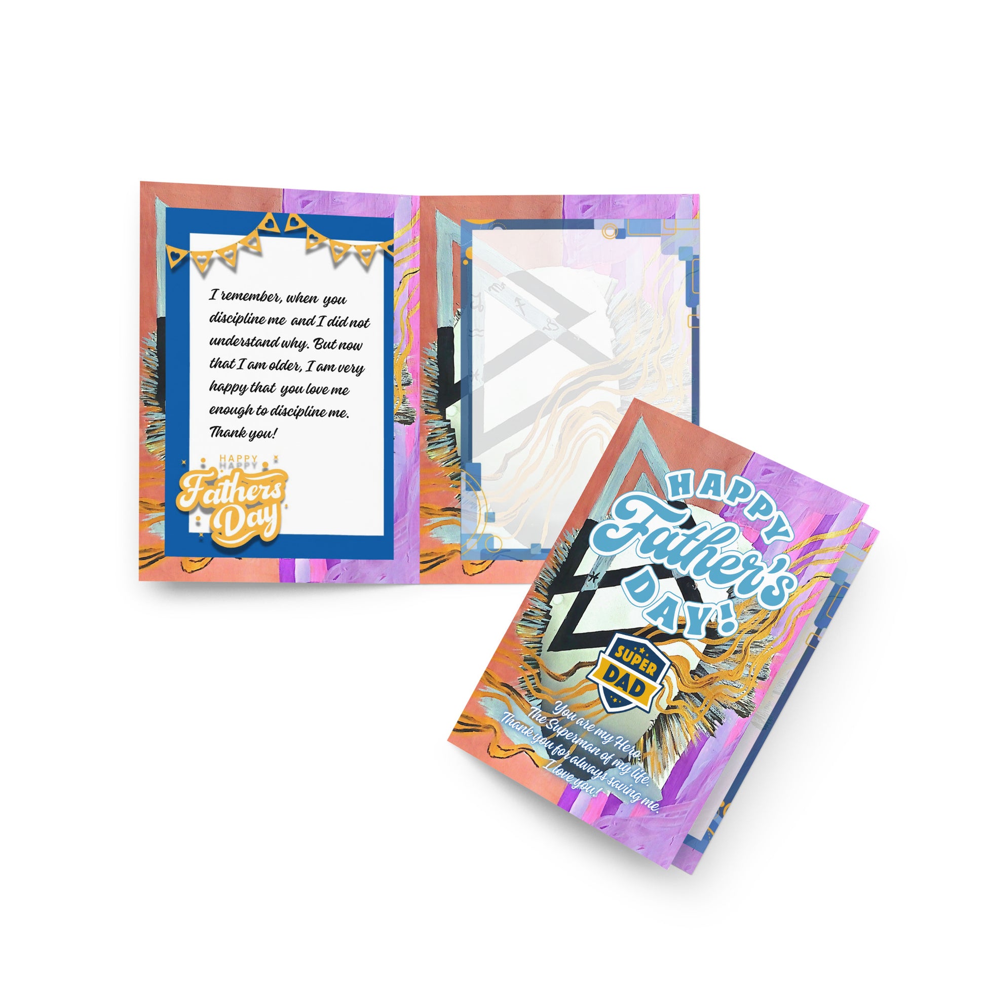 Father's Day Greeting Card Design 8 The DEEP Store 5″×7″