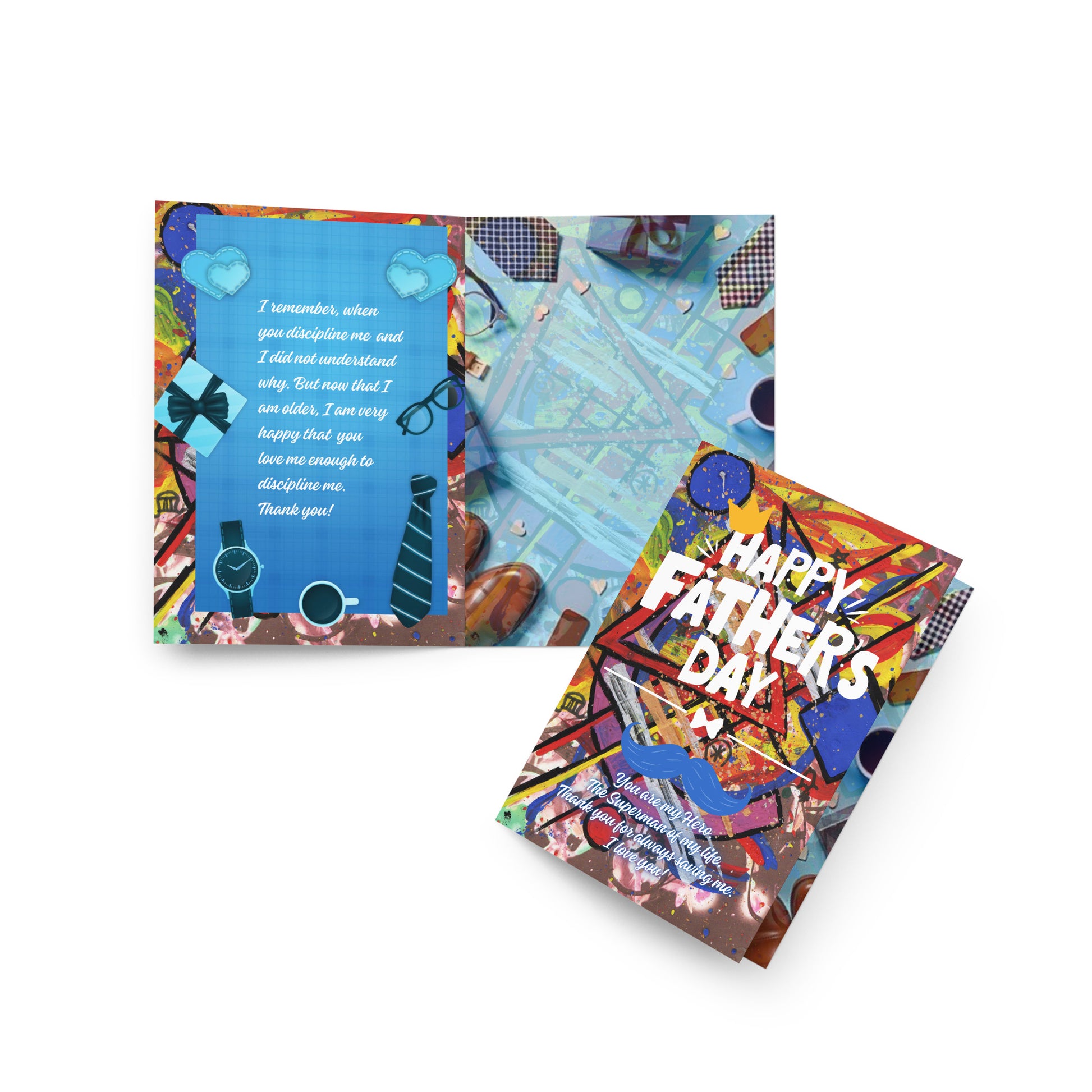 Father's Day Greeting Card Design 9 The DEEP Store 5″×7″