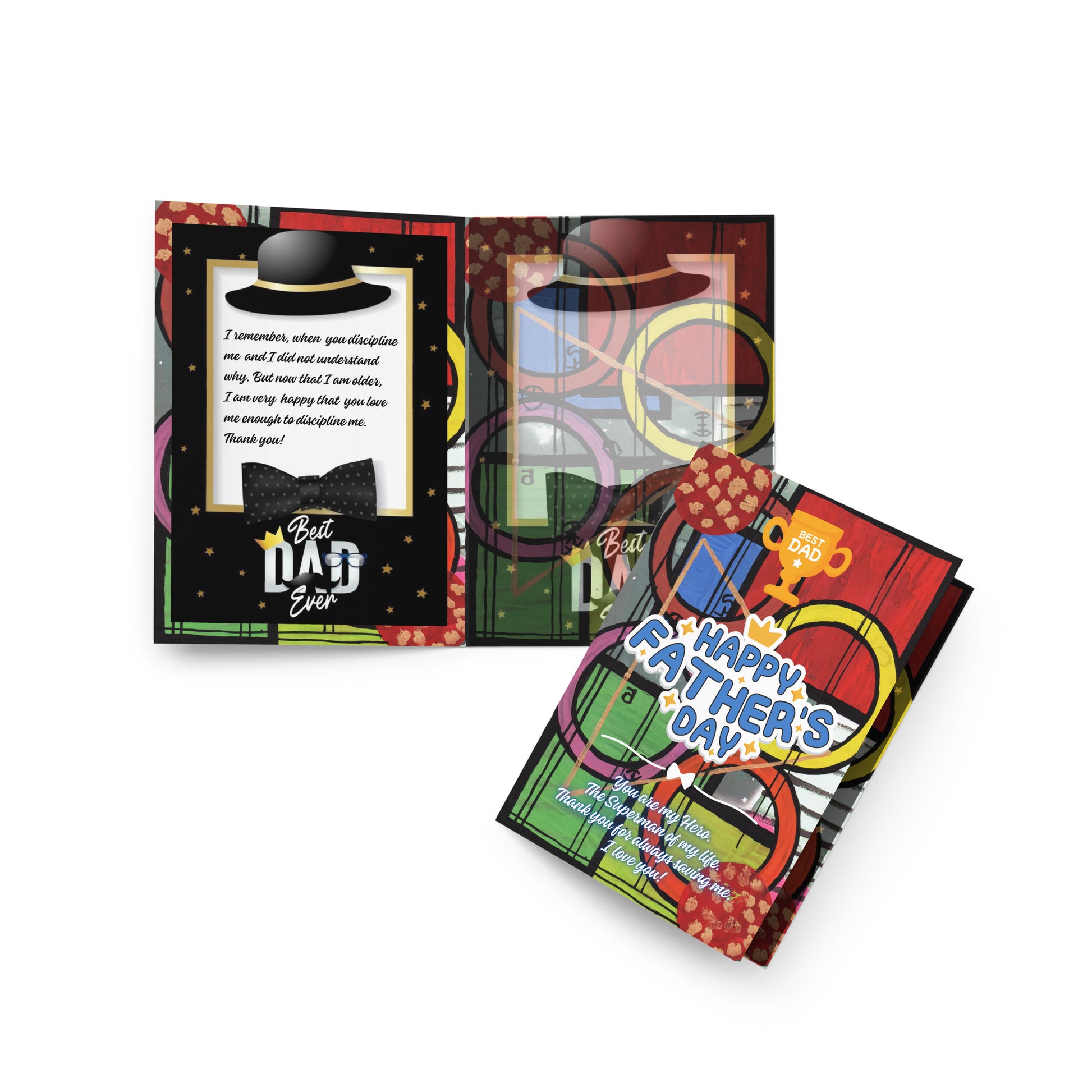 Father's Day Greeting Card Design 10 The DEEP Store 5″×7″