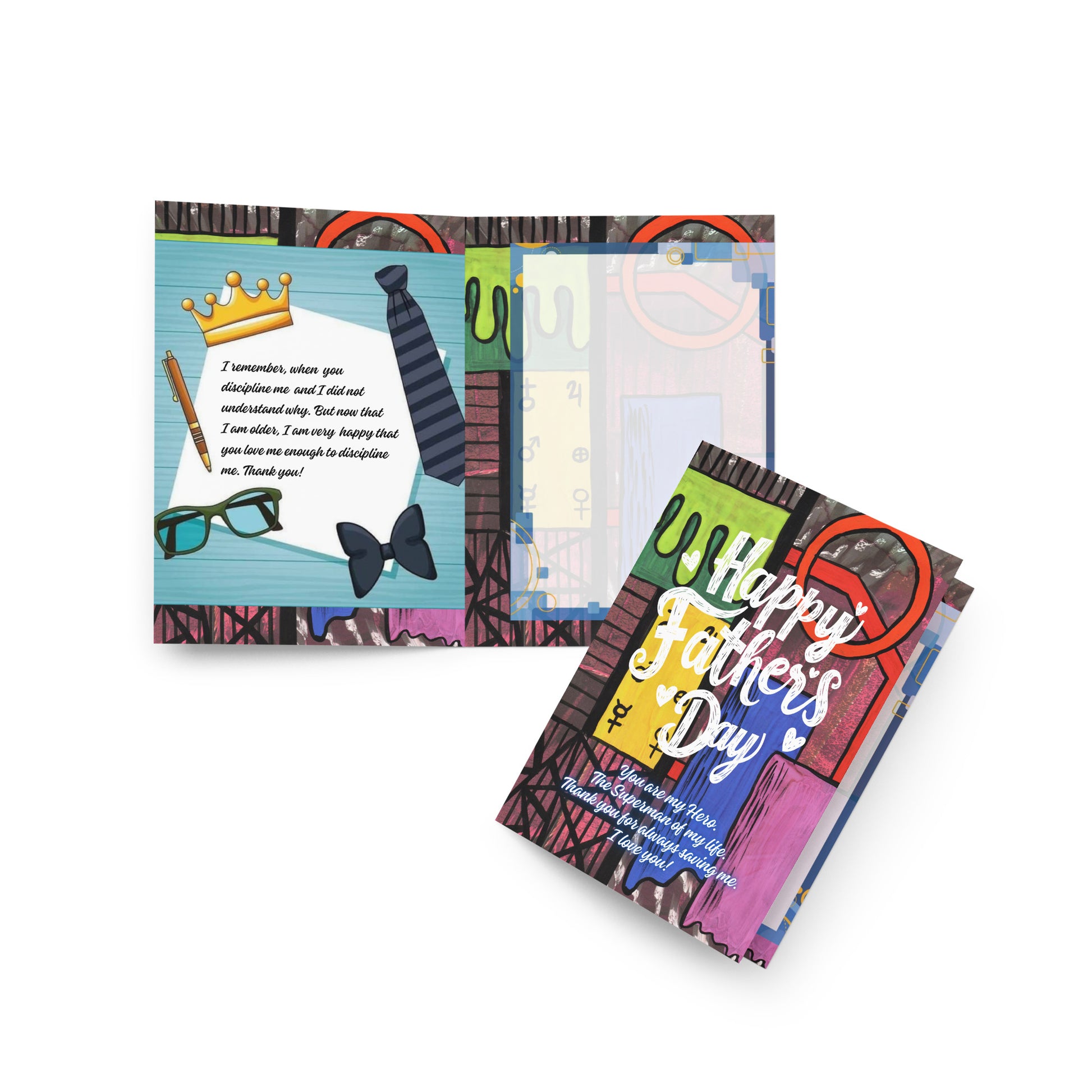 Father's Day Greeting Card Design 11 The DEEP Store 5″×7″