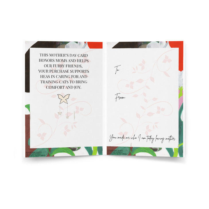 Mother's Day Card Cat Design 13 POSTCARD The DEEP Store
