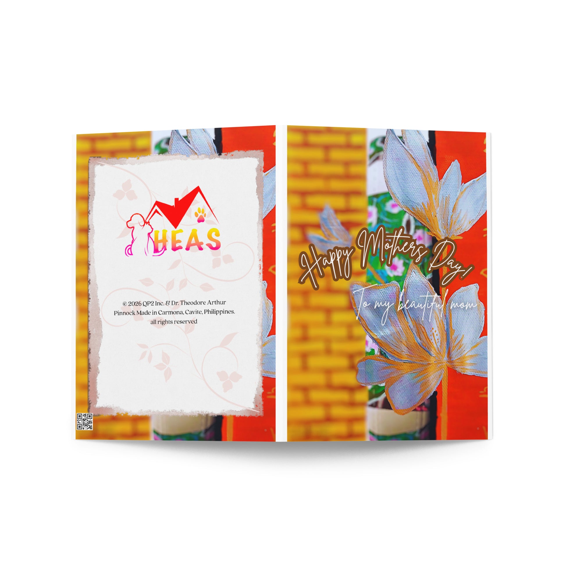 Mother's Day Card Design 14 POSTCARD The DEEP Store 5″×7″