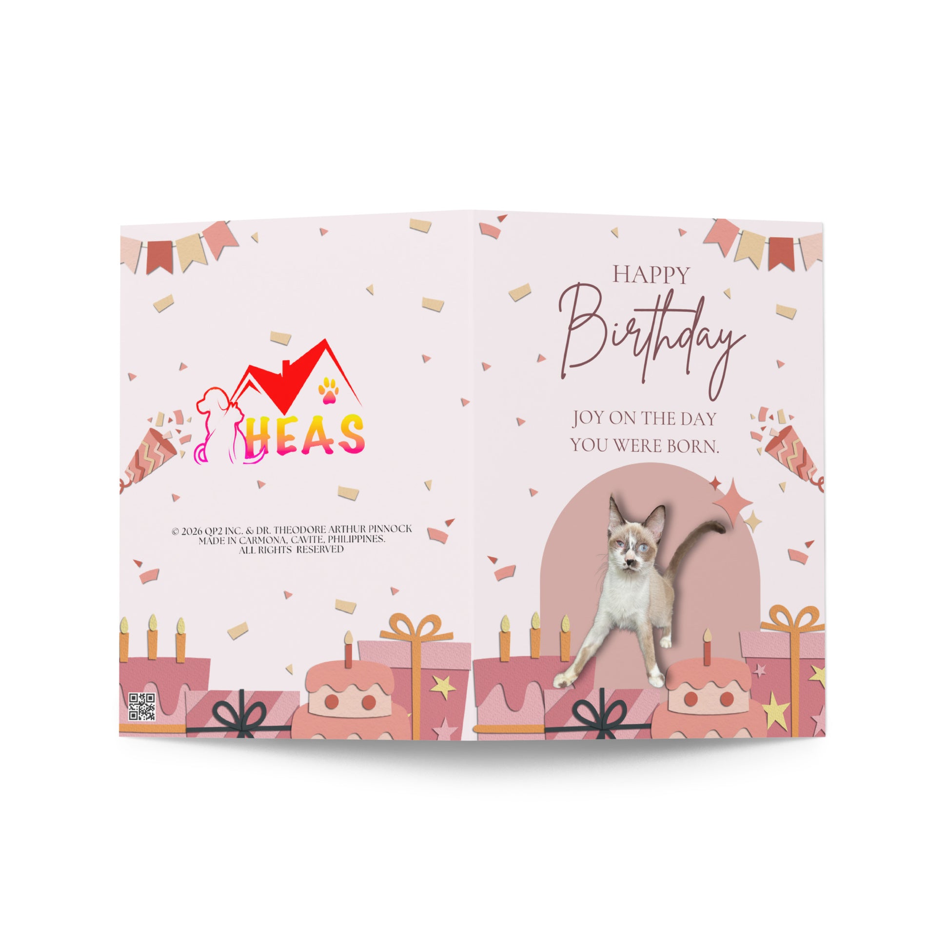 Birthday Greeting Card Design 1 POSTCARD The DEEP Store