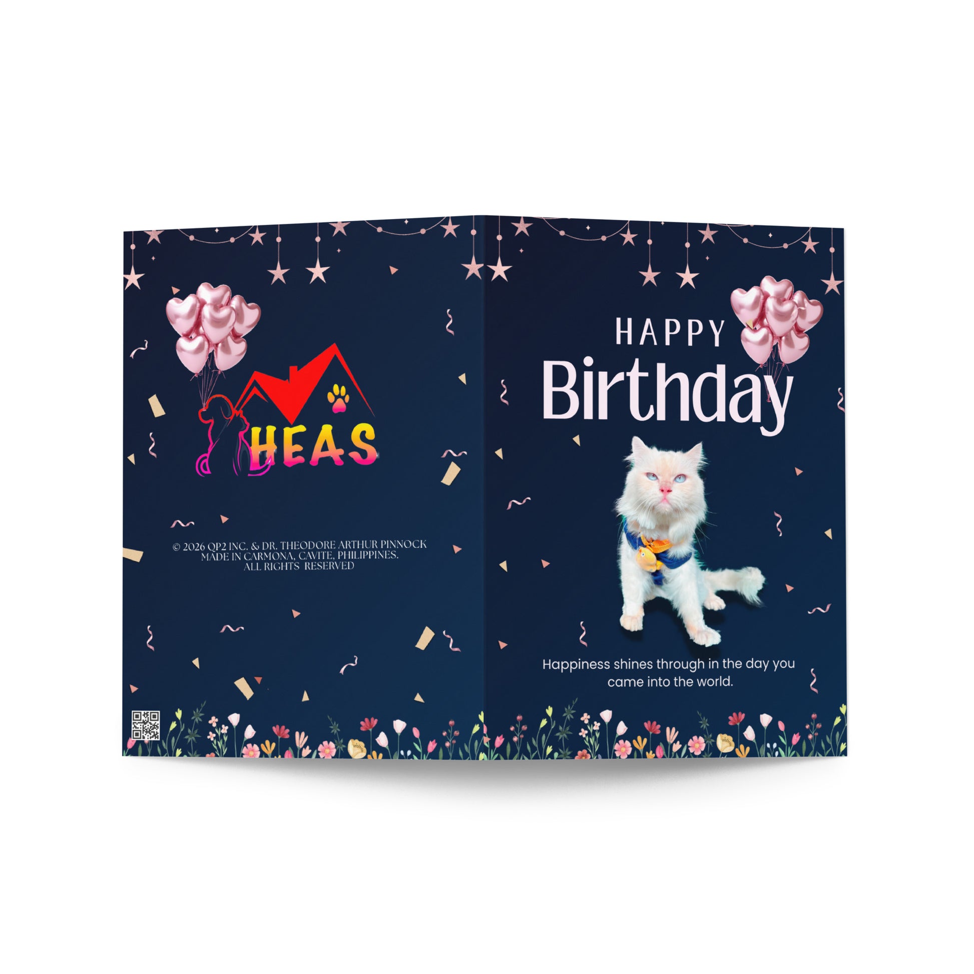 Birthday Greeting Card Design 2 POSTCARD The DEEP Store 5″×7″