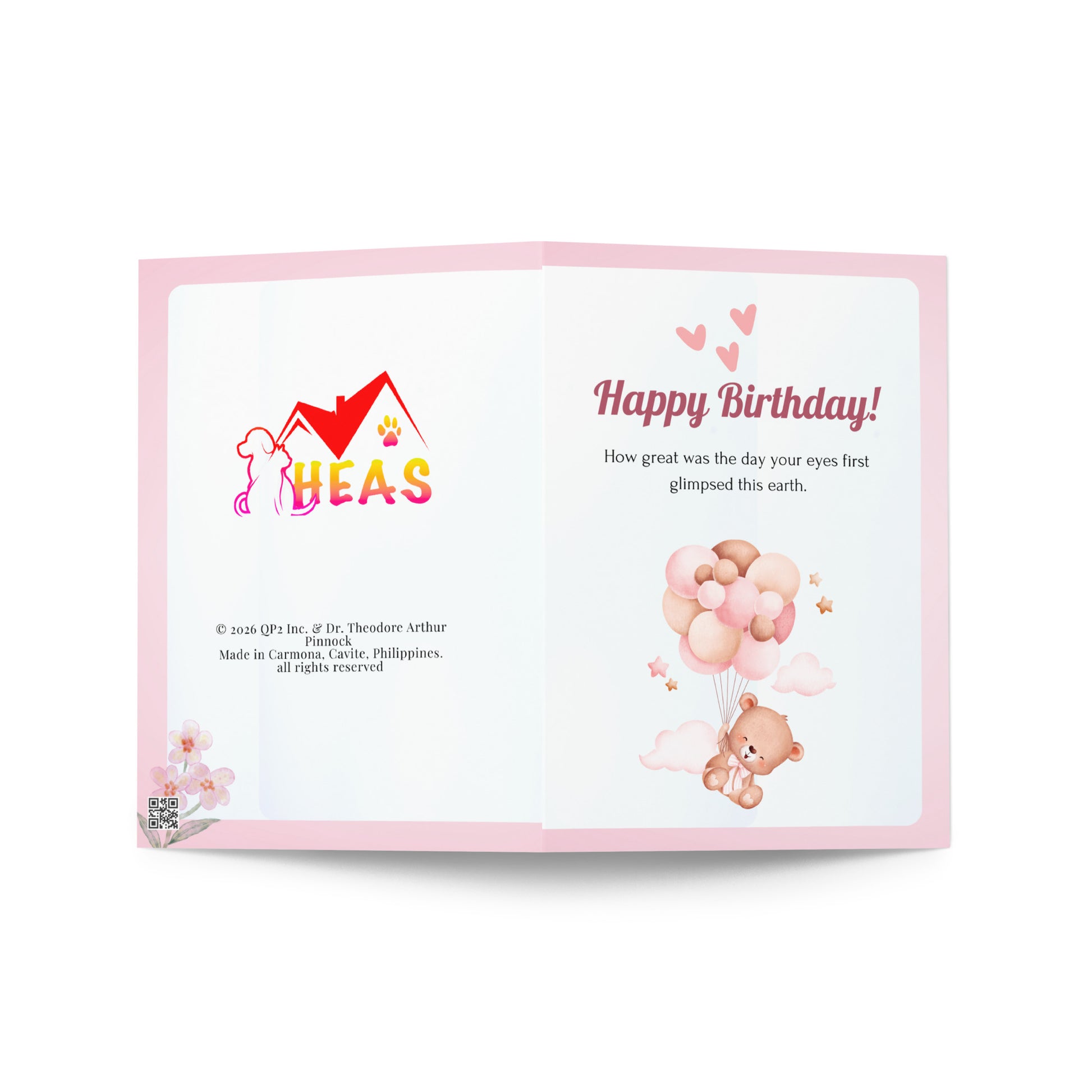 Birthday Greeting Card Design 4 POSTCARD The DEEP Store 5″×7″