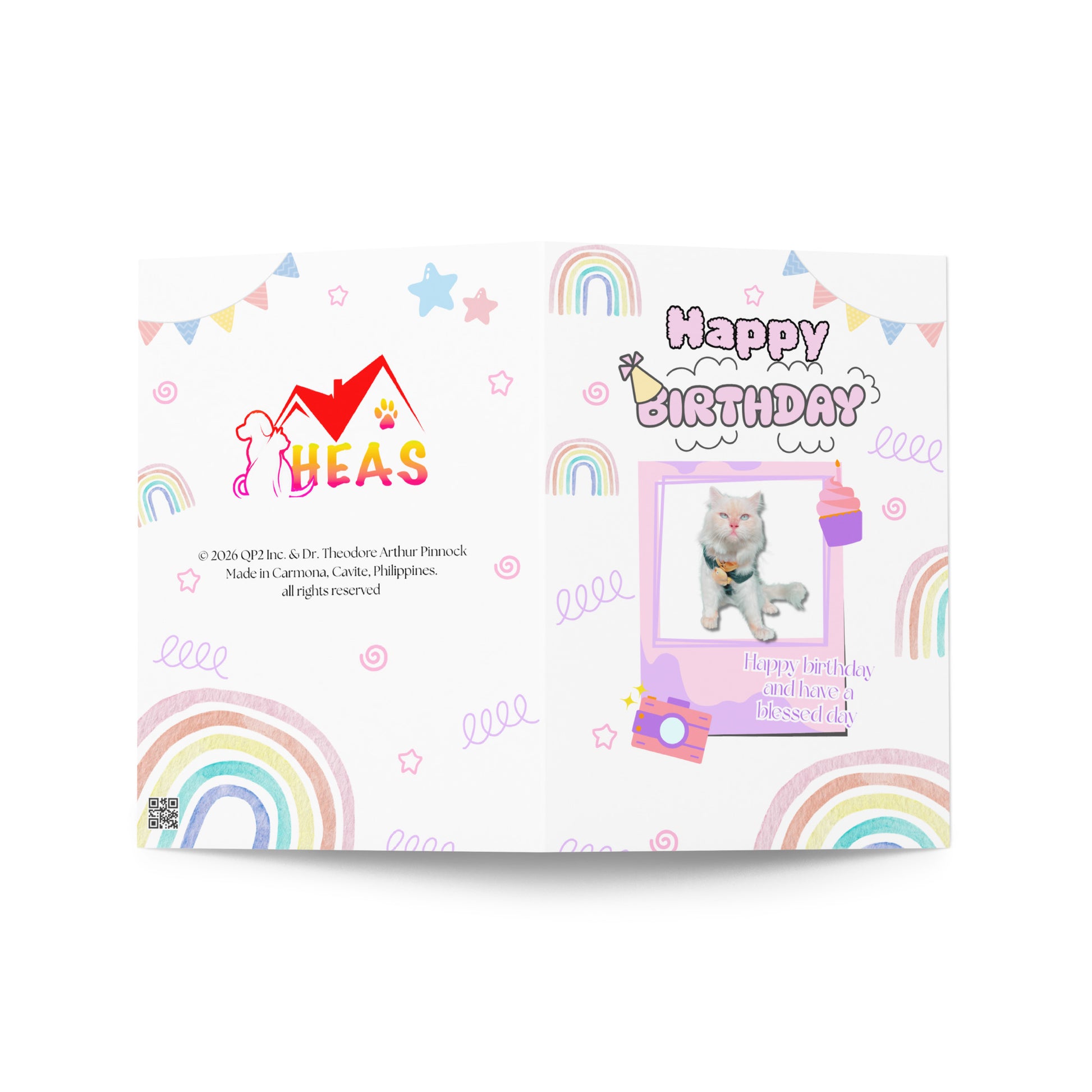 Birthday Greeting Card Design 9 POSTCARD The DEEP Store 5″×7″