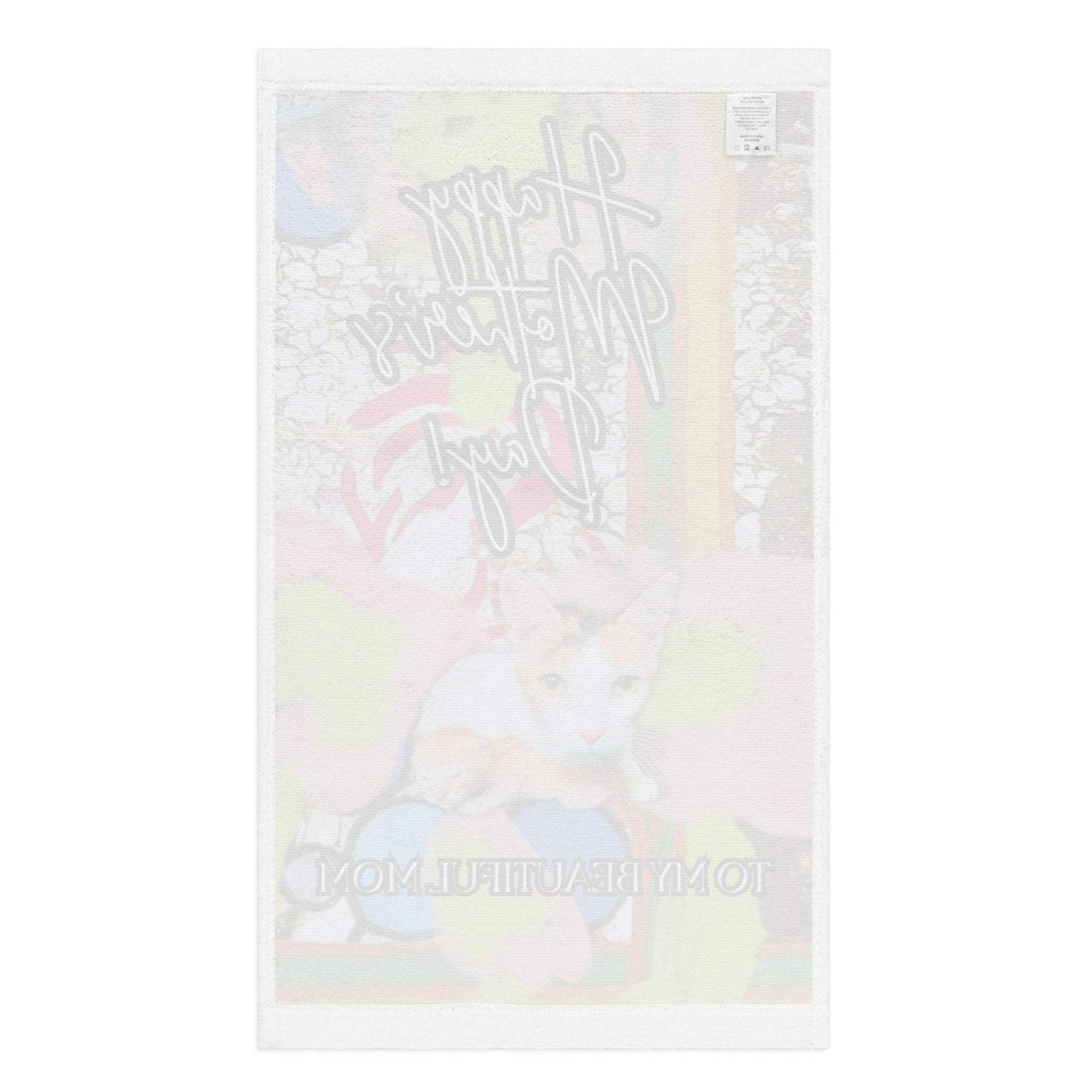 Gladden Floral Hand towel - Mother's Day Hand towel SUBLIMATION The DEEP Store