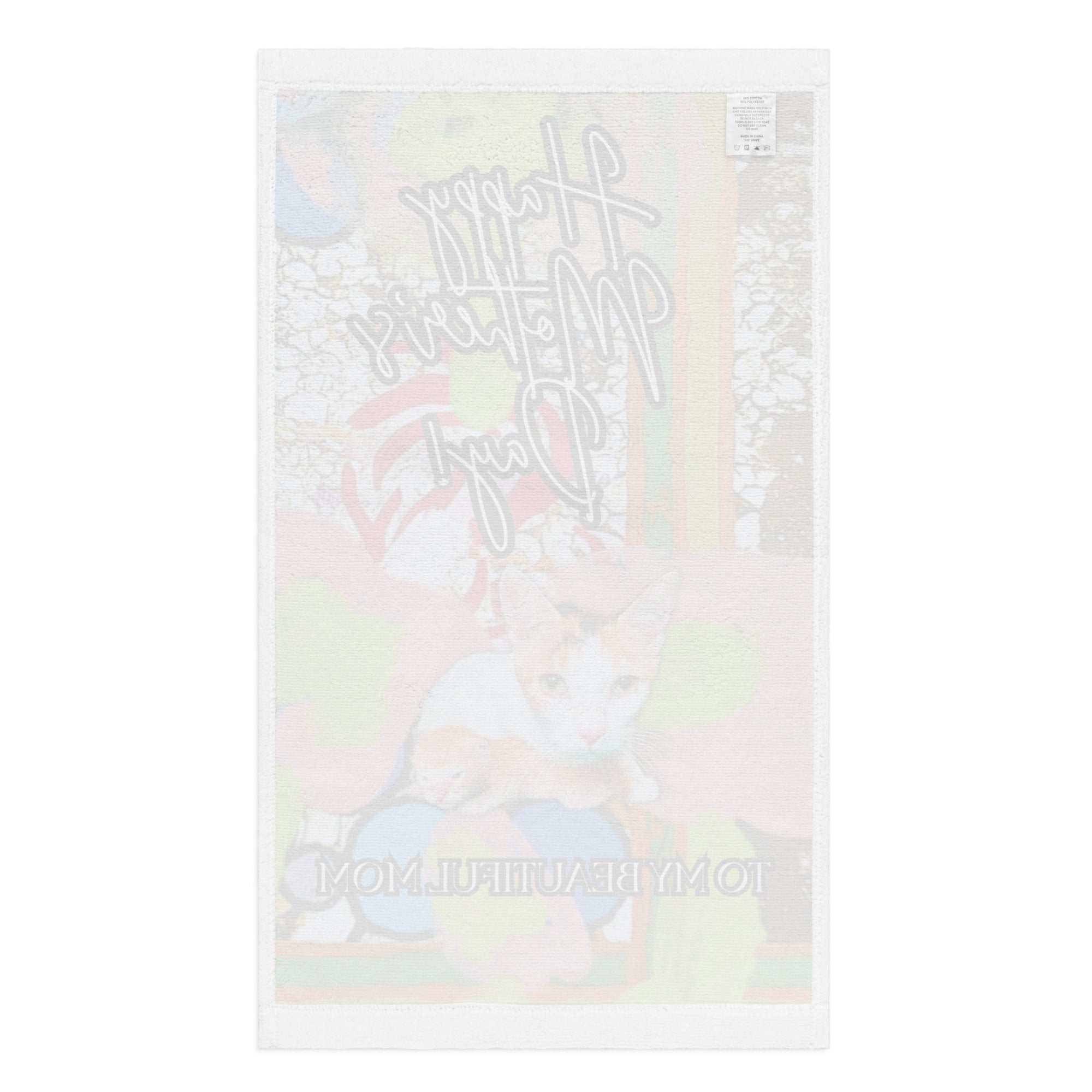 Gladden Floral Hand towel - Mother's Day Hand towel SUBLIMATION The DEEP Store