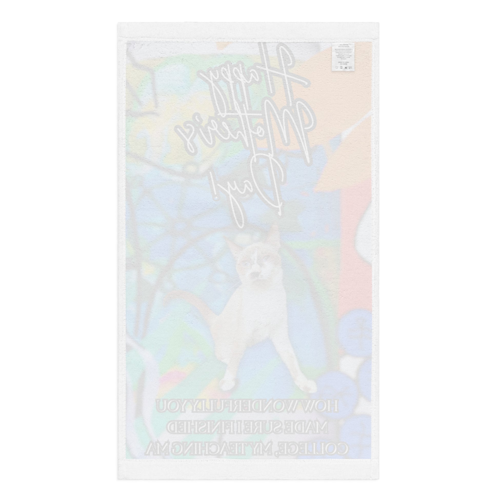The Cycle Hand towel - Mother's Day Hand towel SUBLIMATION The DEEP Store