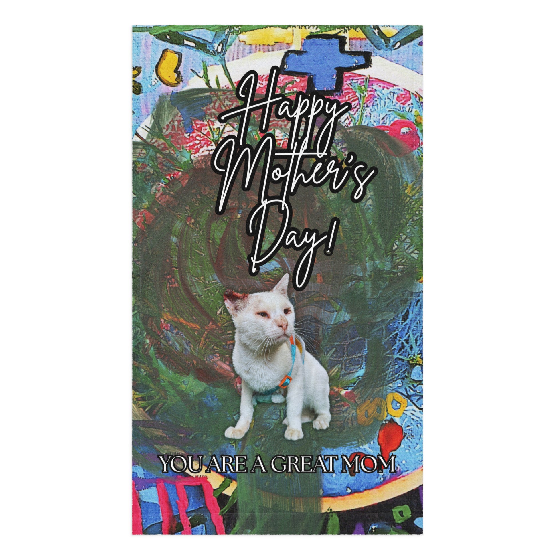 Mcclintock Floral Hand towel - Mother's Day Hand towel SUBLIMATION The DEEP Store
