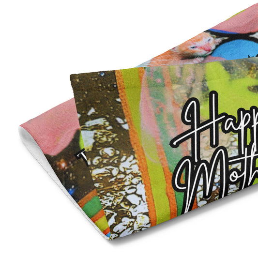 Gladden Floral Hand towel - Mother's Day Hand towel SUBLIMATION The DEEP Store Default Title