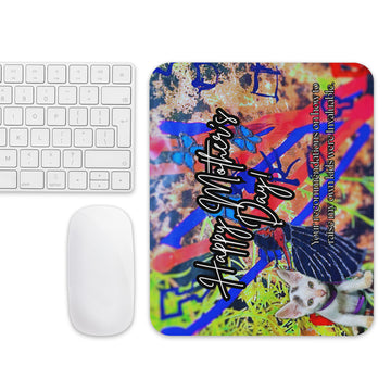 Grateful Cat Mouse pad - Mother's Day Mouse Pad SUBLIMATION The DEEP Store Default Title