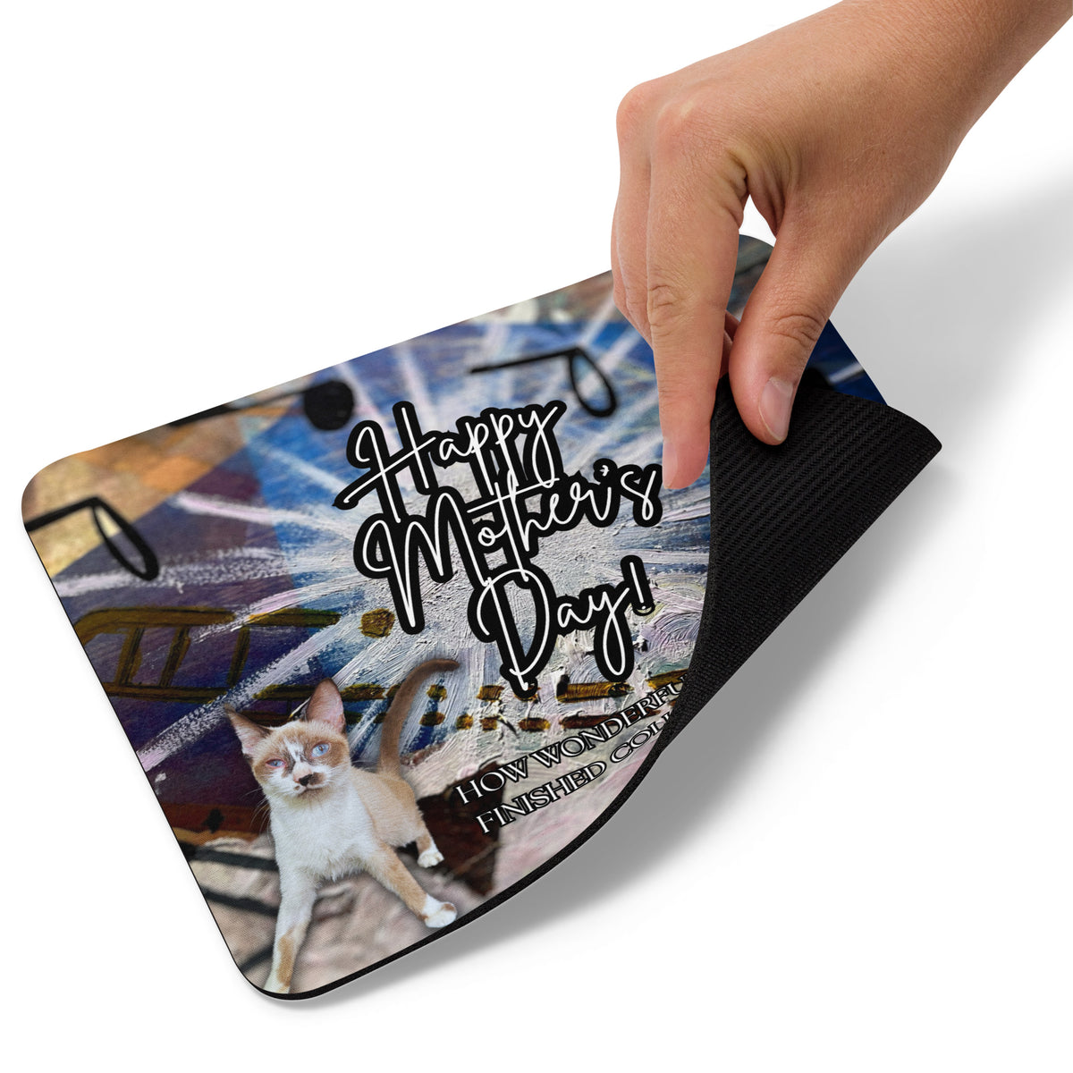 Cat Sound Mouse Pad - Mother's Day Mouse Pad SUBLIMATION The DEEP Store Default Title