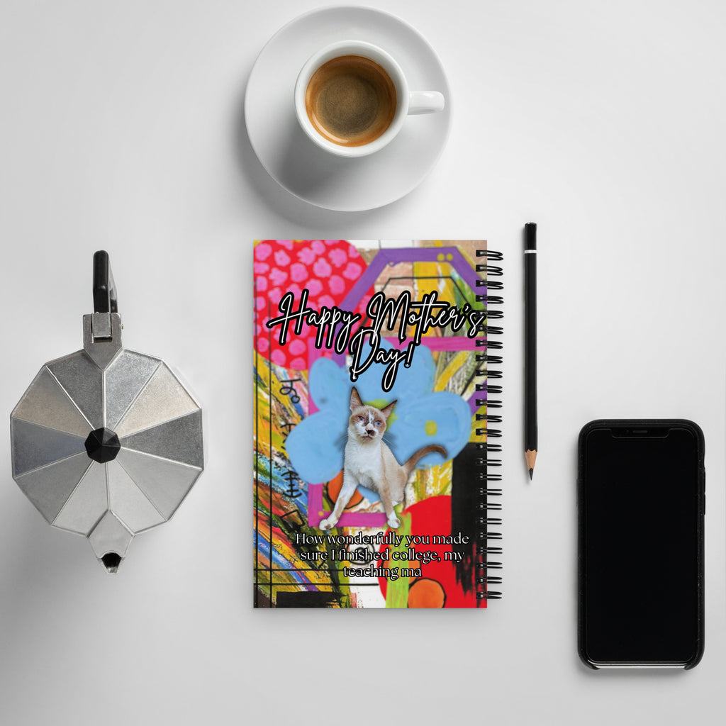 Horse Plain Flower Notebook - Mother's Day Notebook POSTCARD The DEEP Store