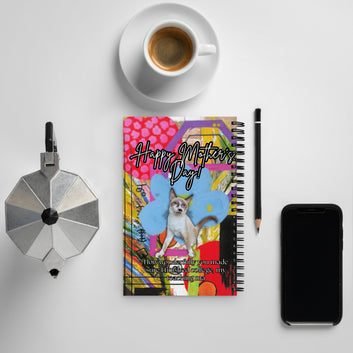Horse Plain Flower Notebook - Mother's Day Notebook POSTCARD The DEEP Store