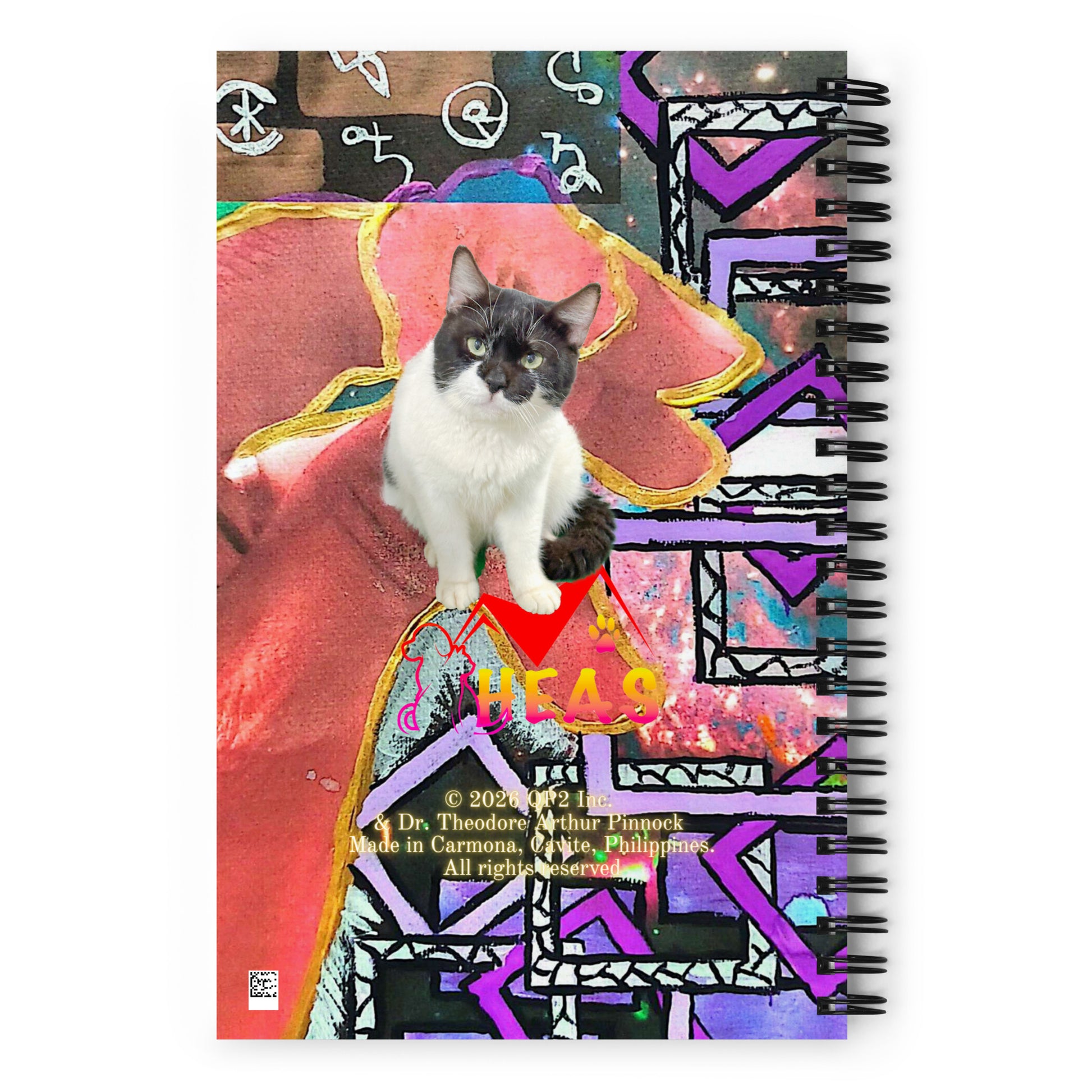 Apology Spiral Notebook Design 2 POSTCARD The DEEP Store