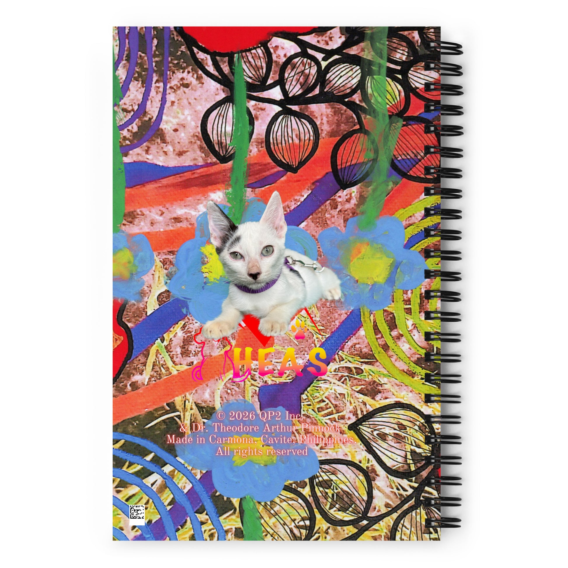 Anniversary Spiral Notebook Design 1 POSTCARD The DEEP Store
