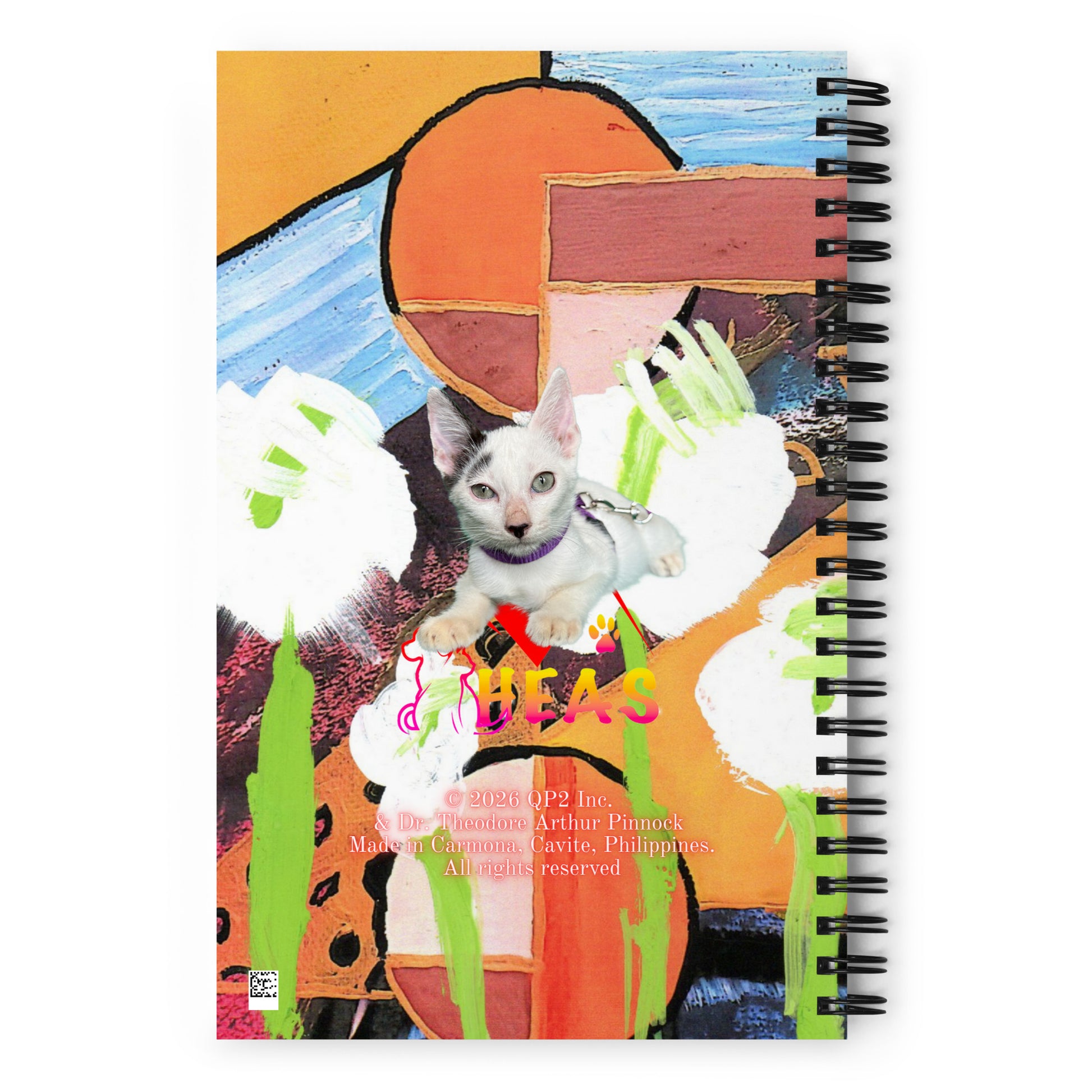 Anniversary Spiral Notebook Design 2 POSTCARD The DEEP Store