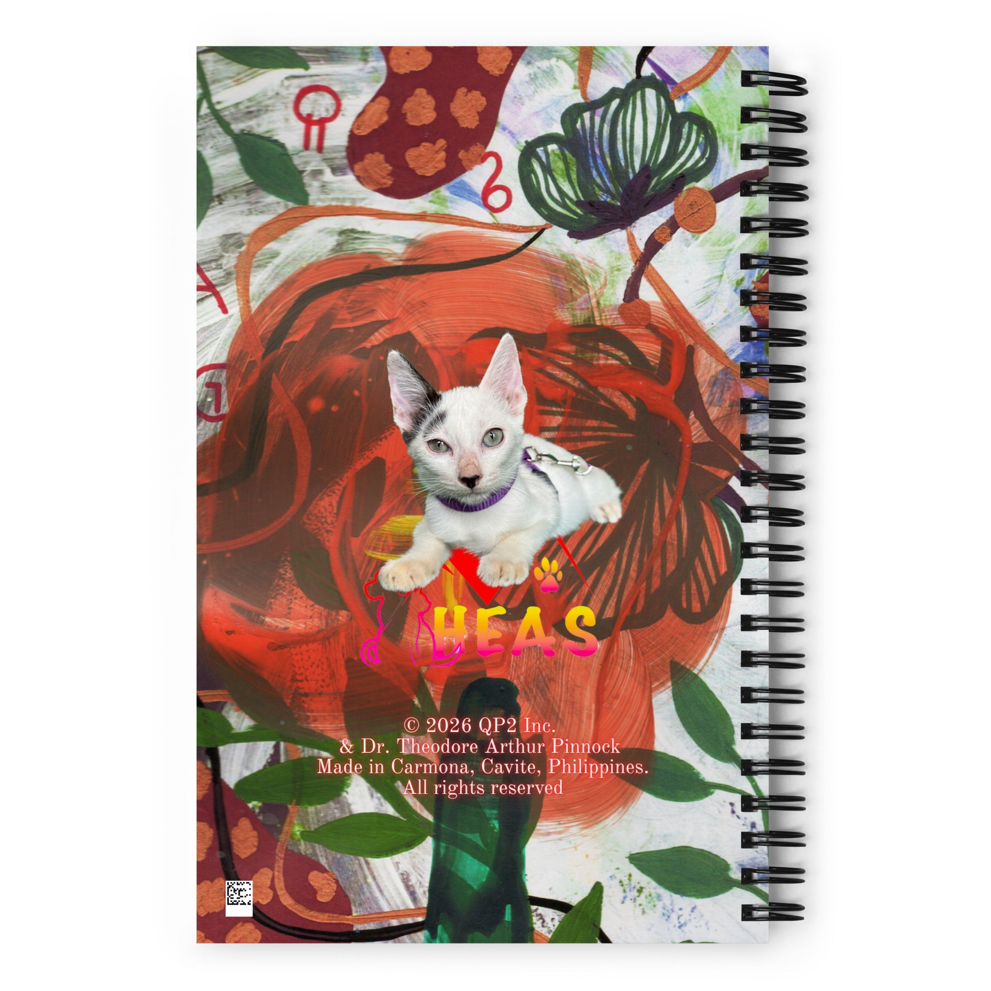 Anniversary Spiral Notebook Design 4 POSTCARD The DEEP Store
