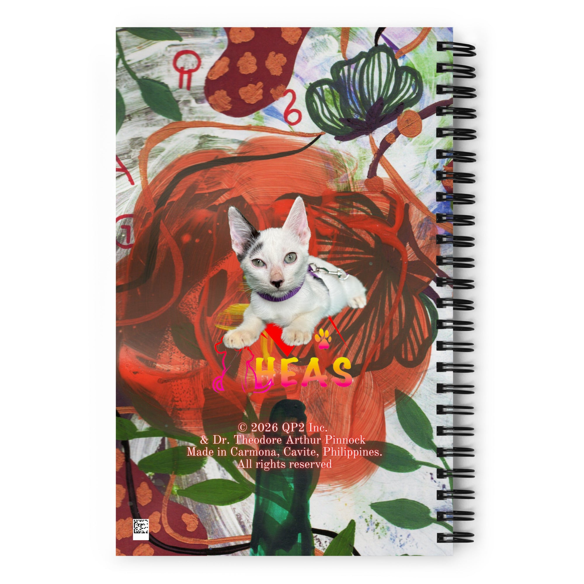Anniversary Spiral Notebook Design 4 POSTCARD The DEEP Store
