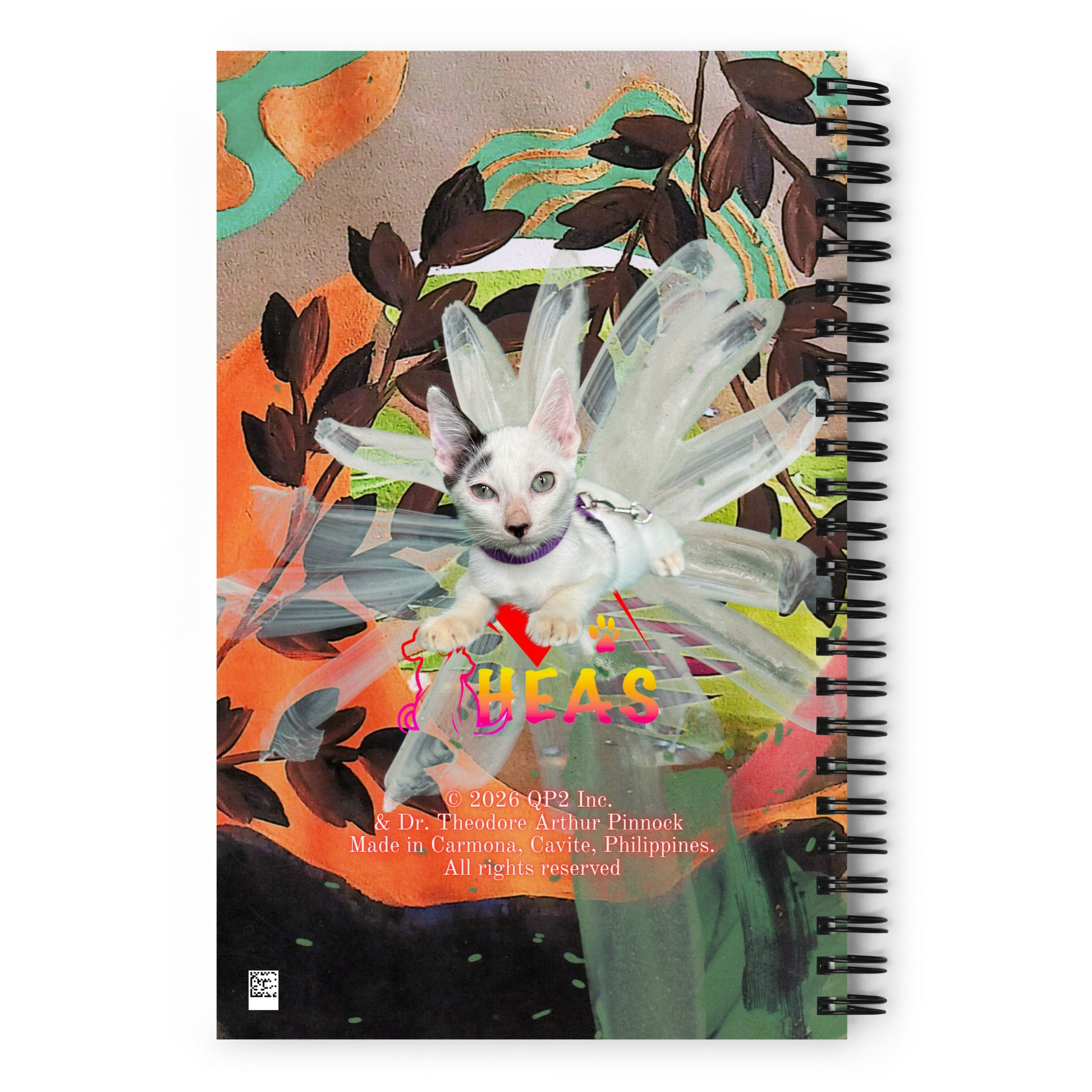 Anniversary Spiral Notebook Design 3 POSTCARD The DEEP Store