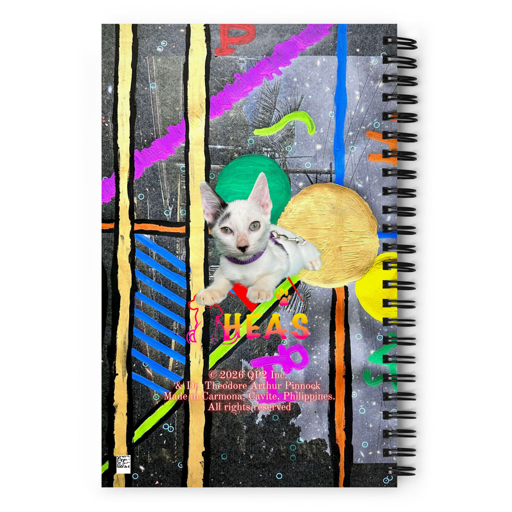 Anniversary Spiral Notebook Design 5 POSTCARD The DEEP Store