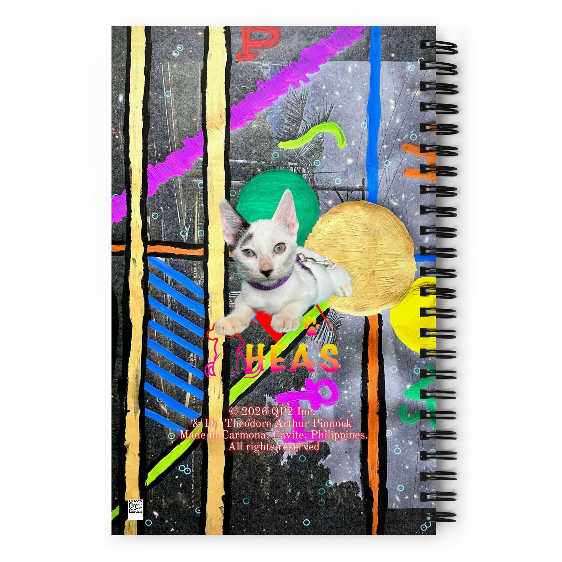Anniversary Spiral Notebook Design 5 POSTCARD The DEEP Store