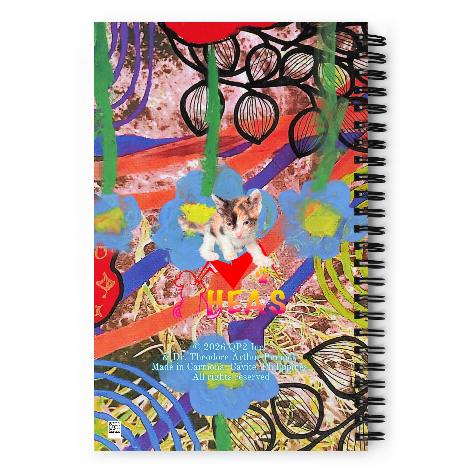 Thank You Spiral Notebook Design 2 POSTCARD The DEEP Store