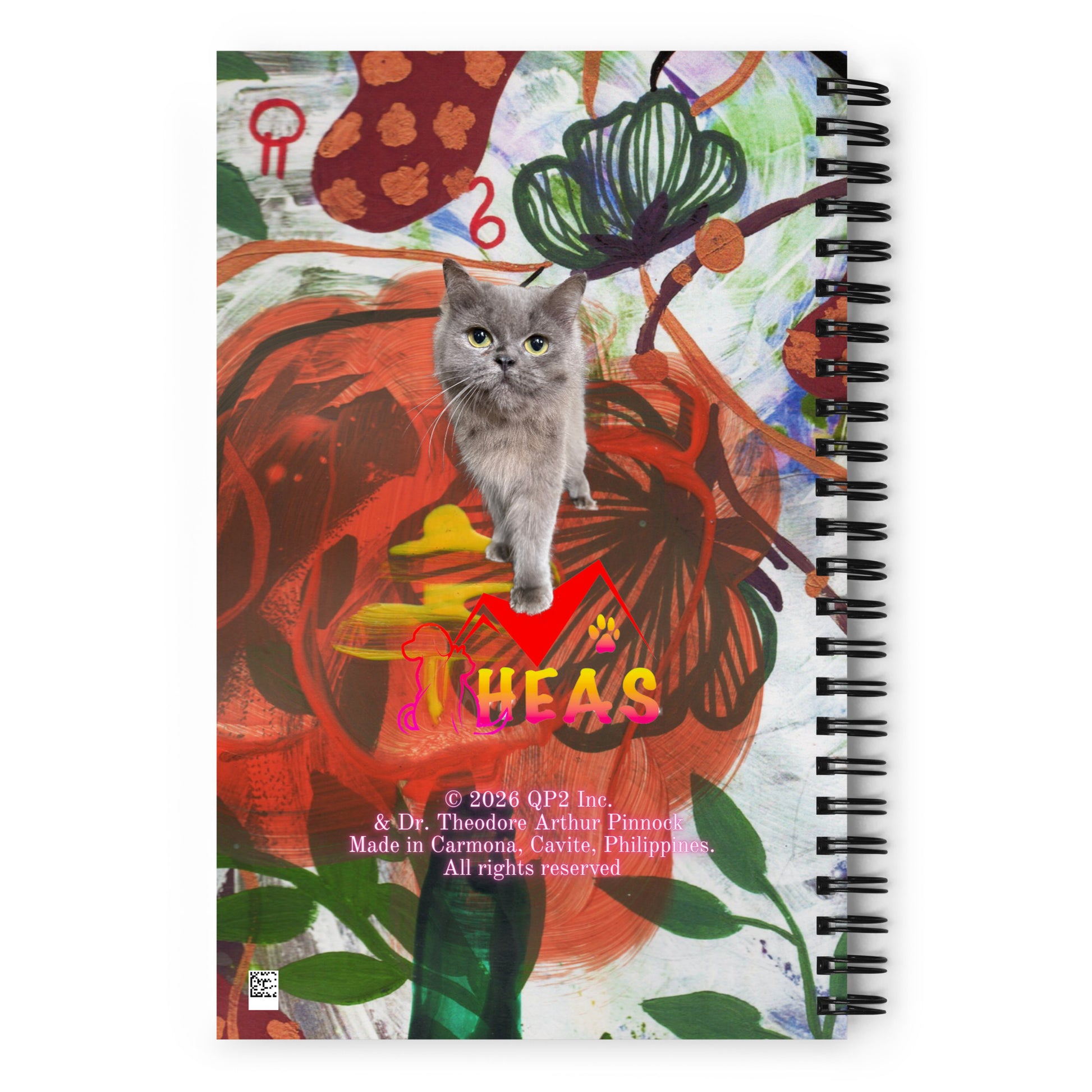 Friendship Spiral Notebook Design 1 POSTCARD The DEEP Store