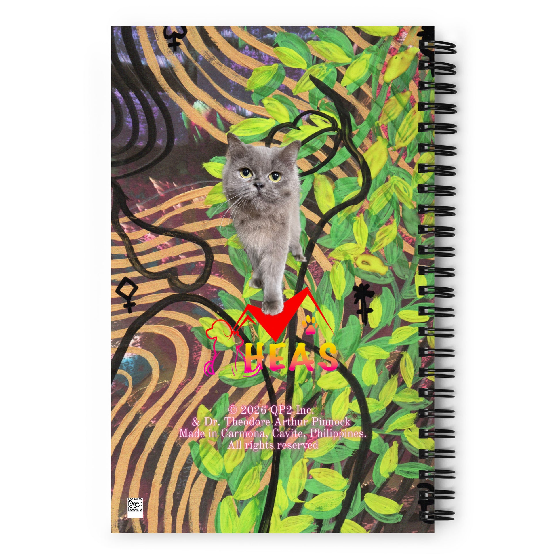 Friendship Spiral Notebook Design 3 POSTCARD The DEEP Store