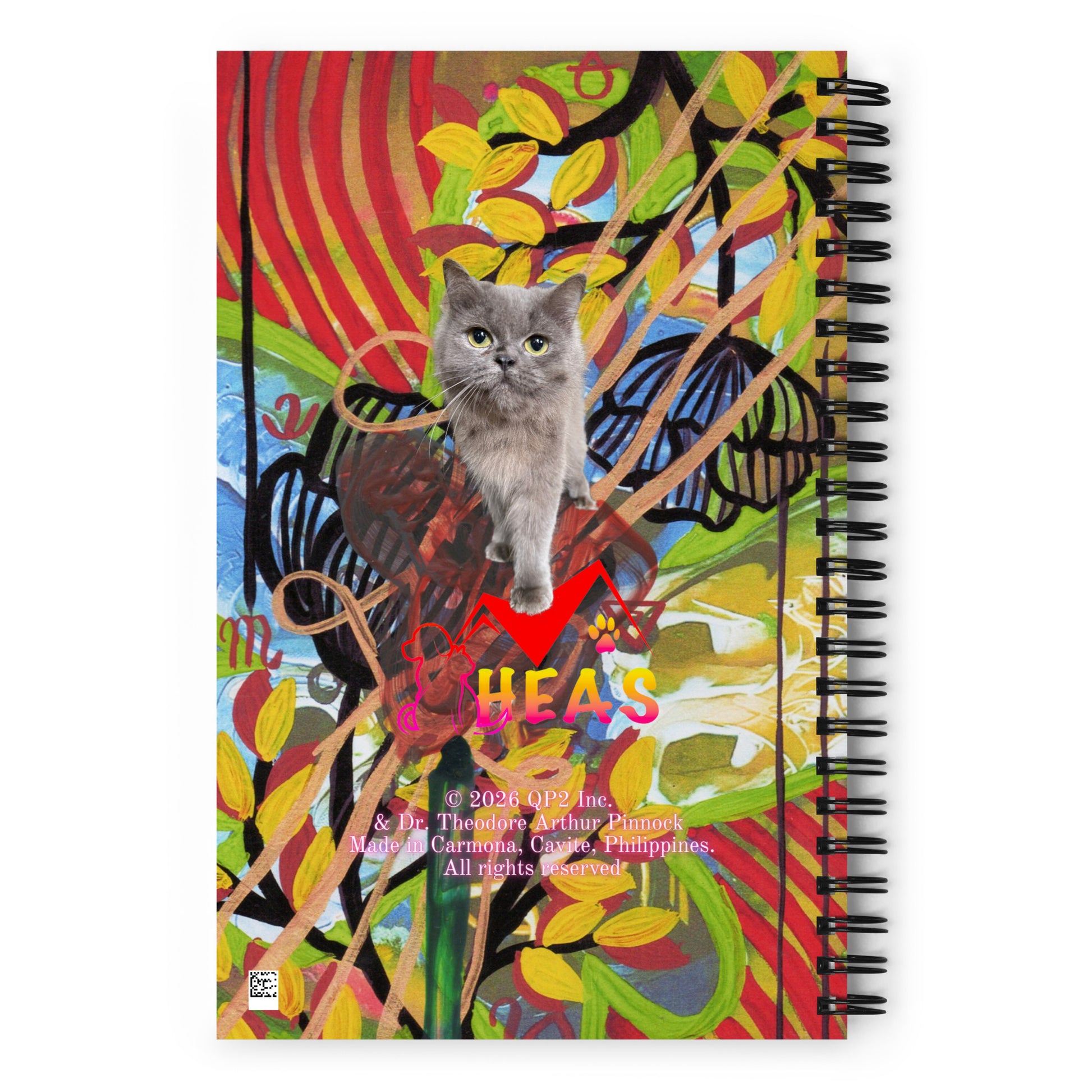 Friendship Spiral Notebook Design 2 POSTCARD The DEEP Store