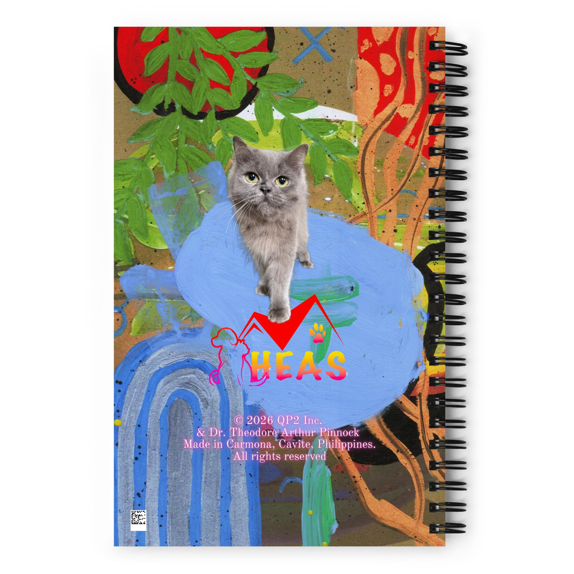 Friendship Spiral Notebook Design 4 POSTCARD The DEEP Store