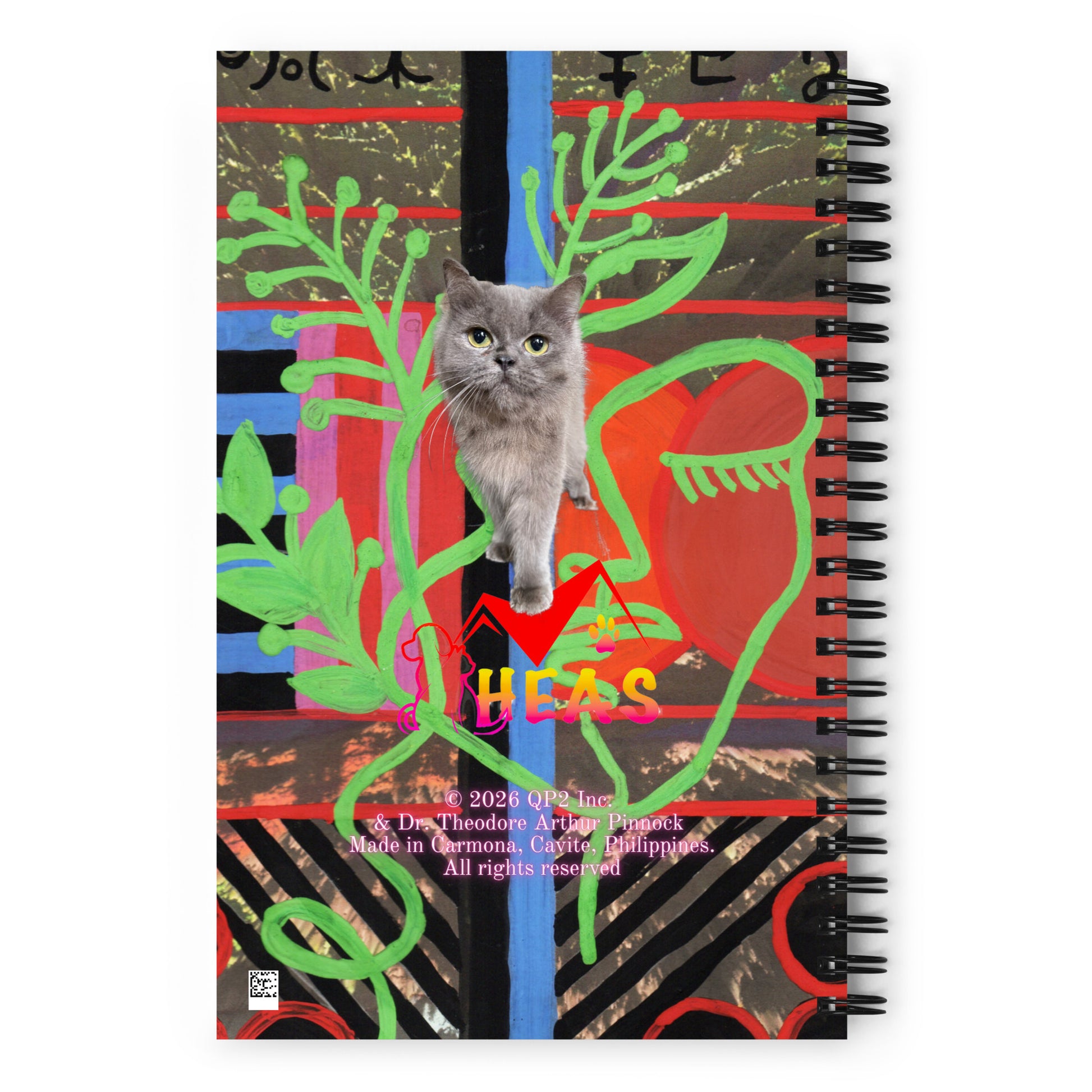 Friendship Spiral Notebook Design 5 POSTCARD The DEEP Store