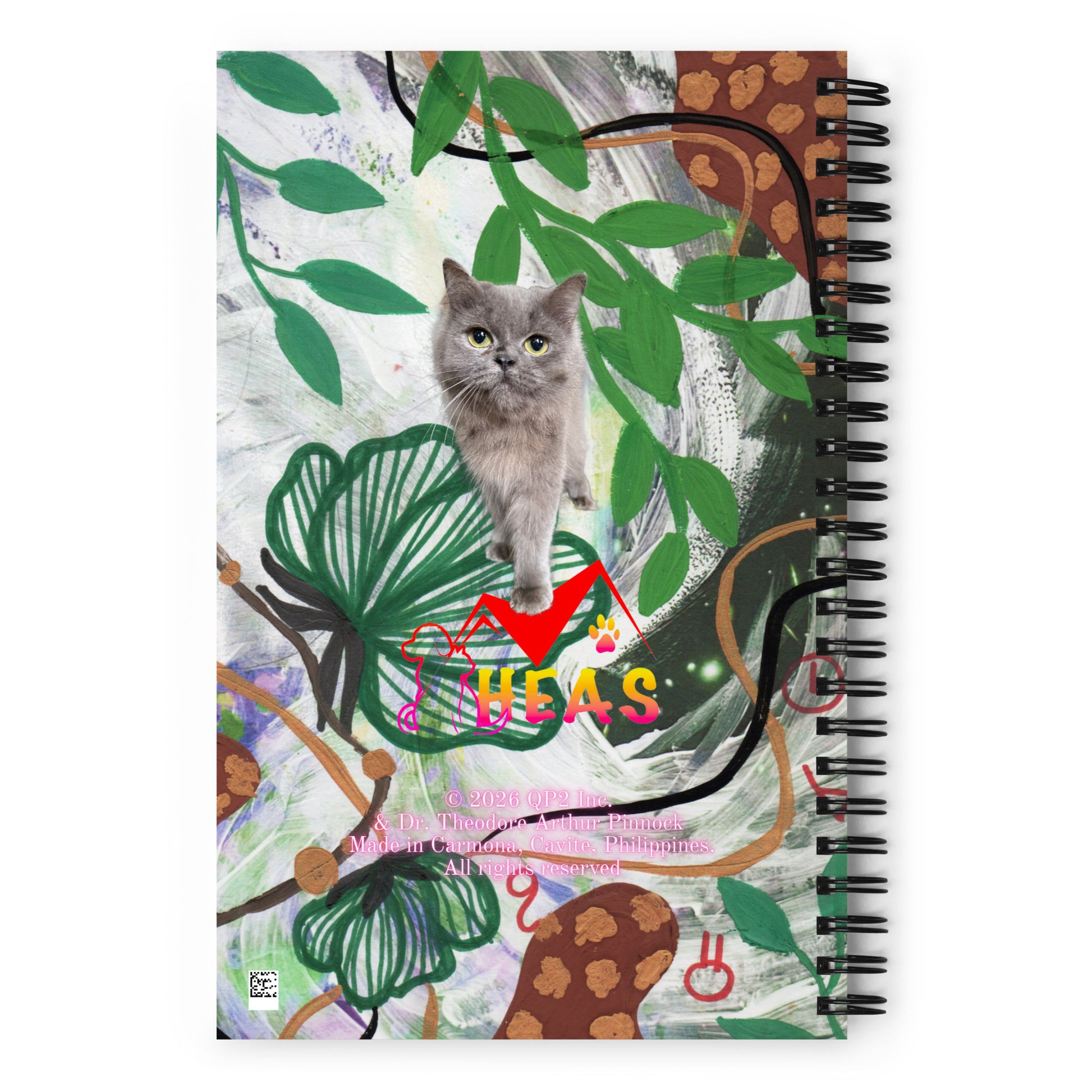Friendship Spiral Notebook Design 6 POSTCARD The DEEP Store