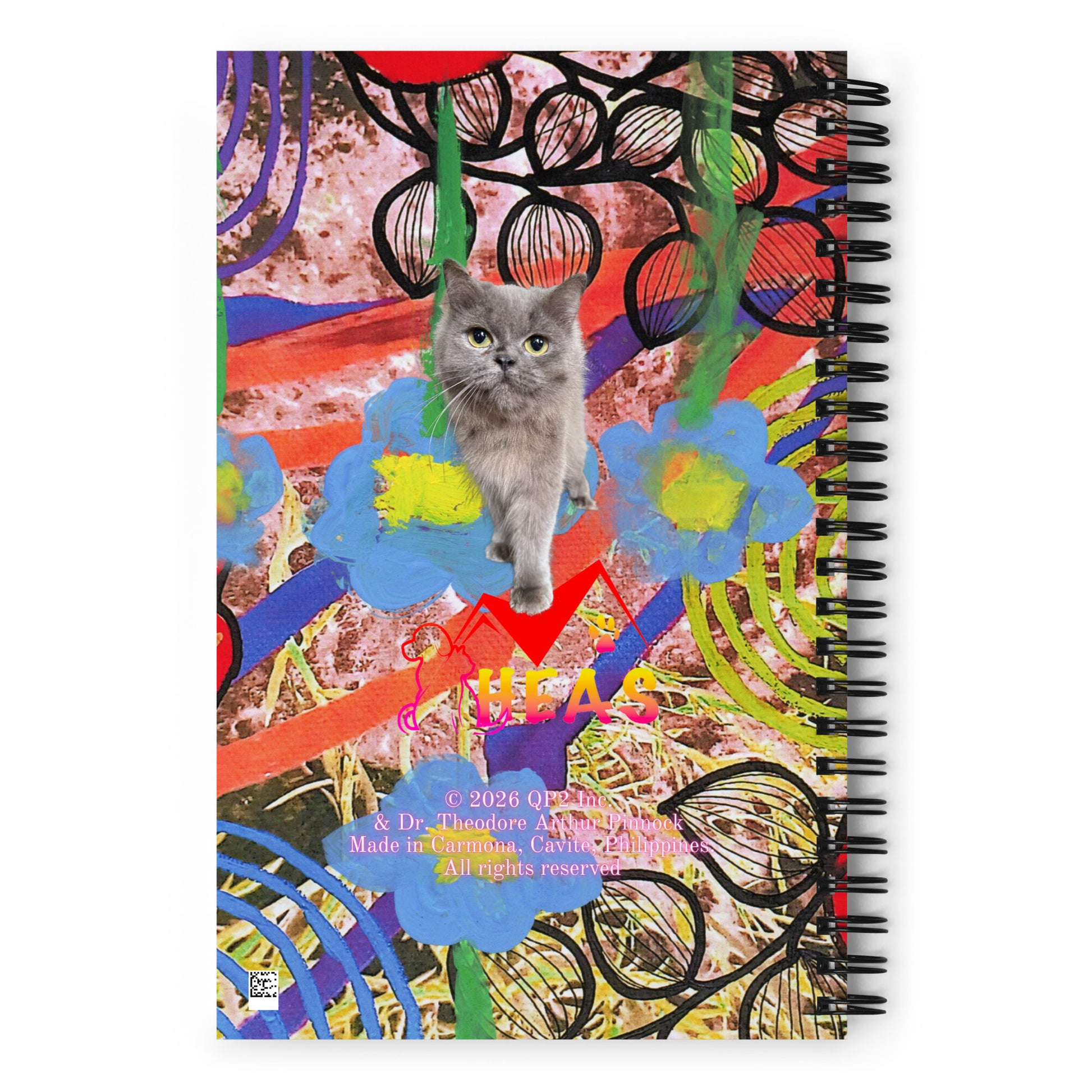 Friendship Spiral Notebook Design 7 POSTCARD The DEEP Store