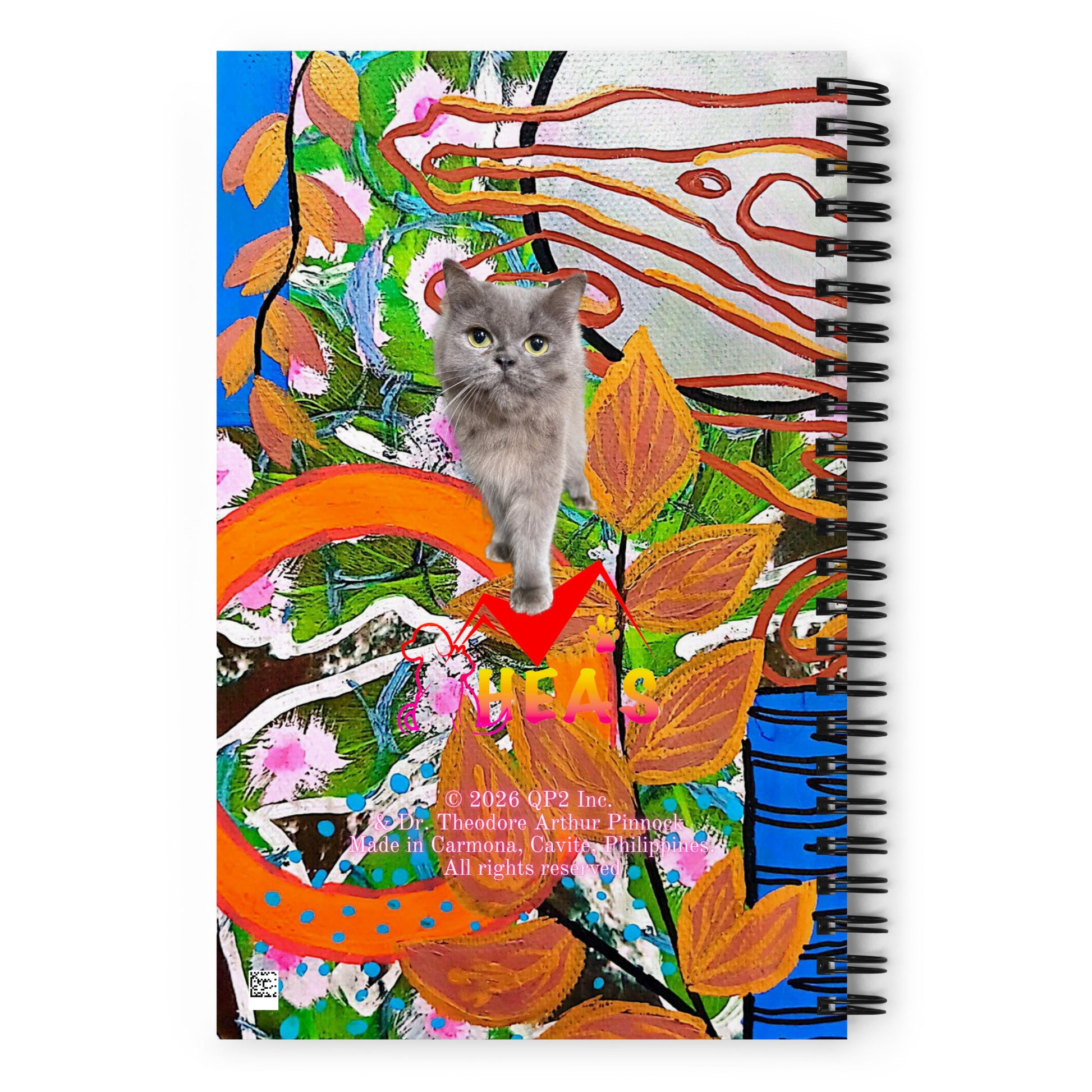 Friendship Spiral Notebook Design 8 POSTCARD The DEEP Store