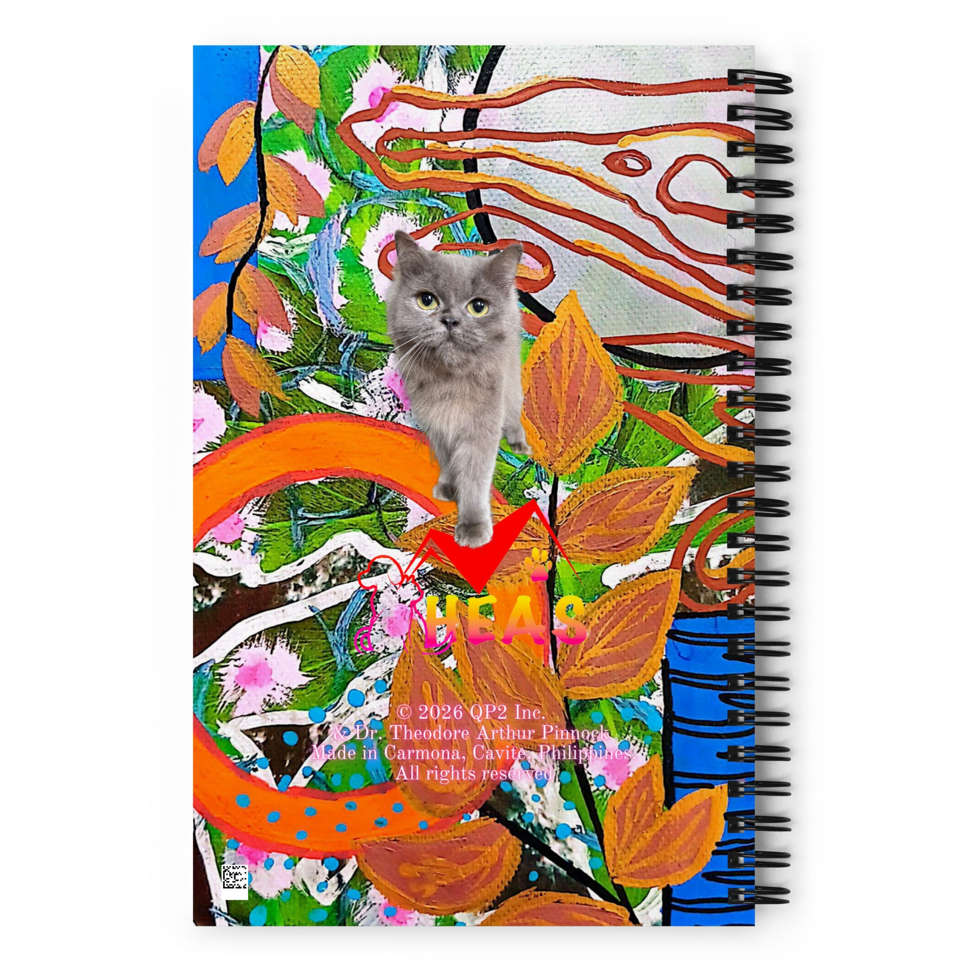 Friendship Spiral Notebook Design 8 POSTCARD The DEEP Store