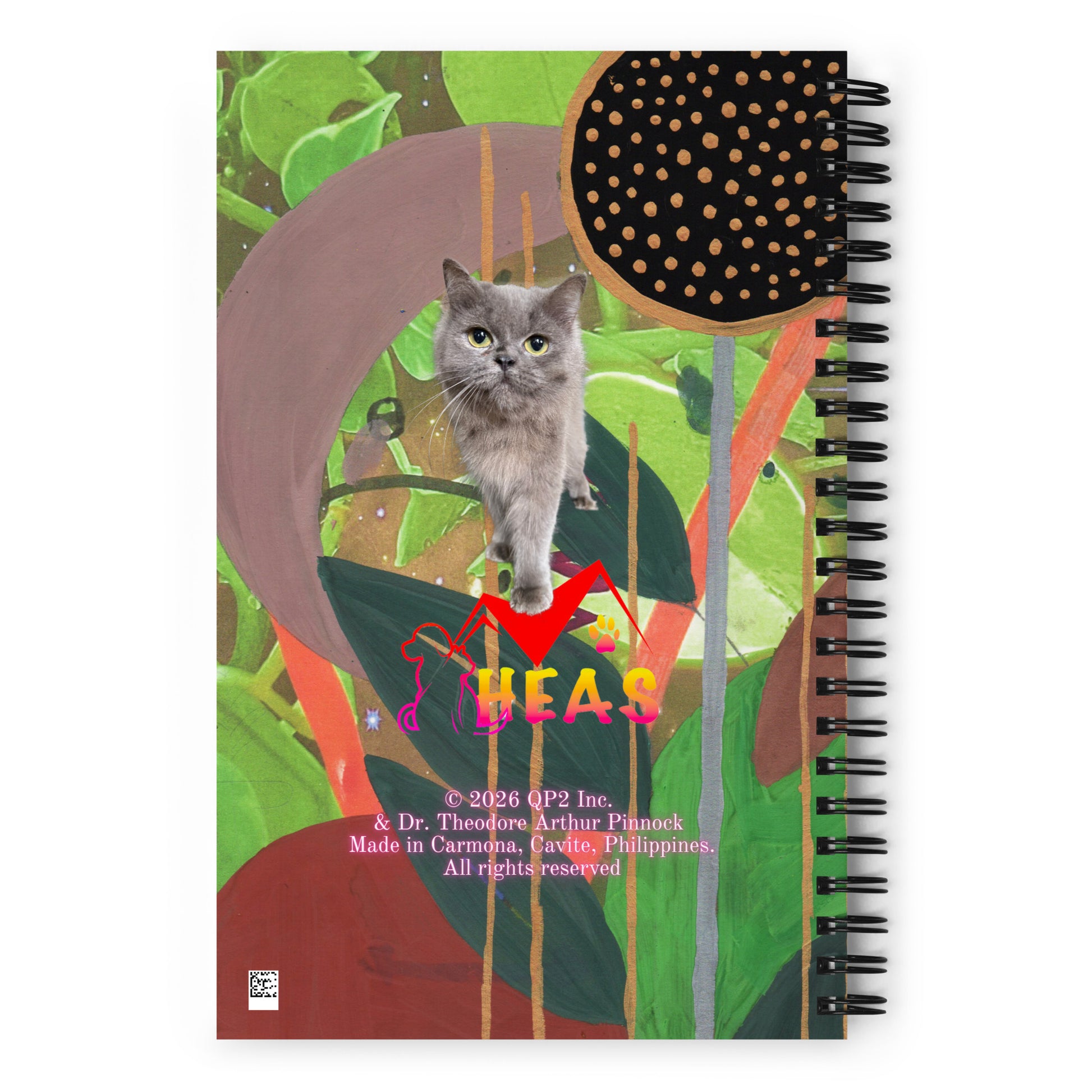 Friendship Spiral Notebook Design 9 POSTCARD The DEEP Store